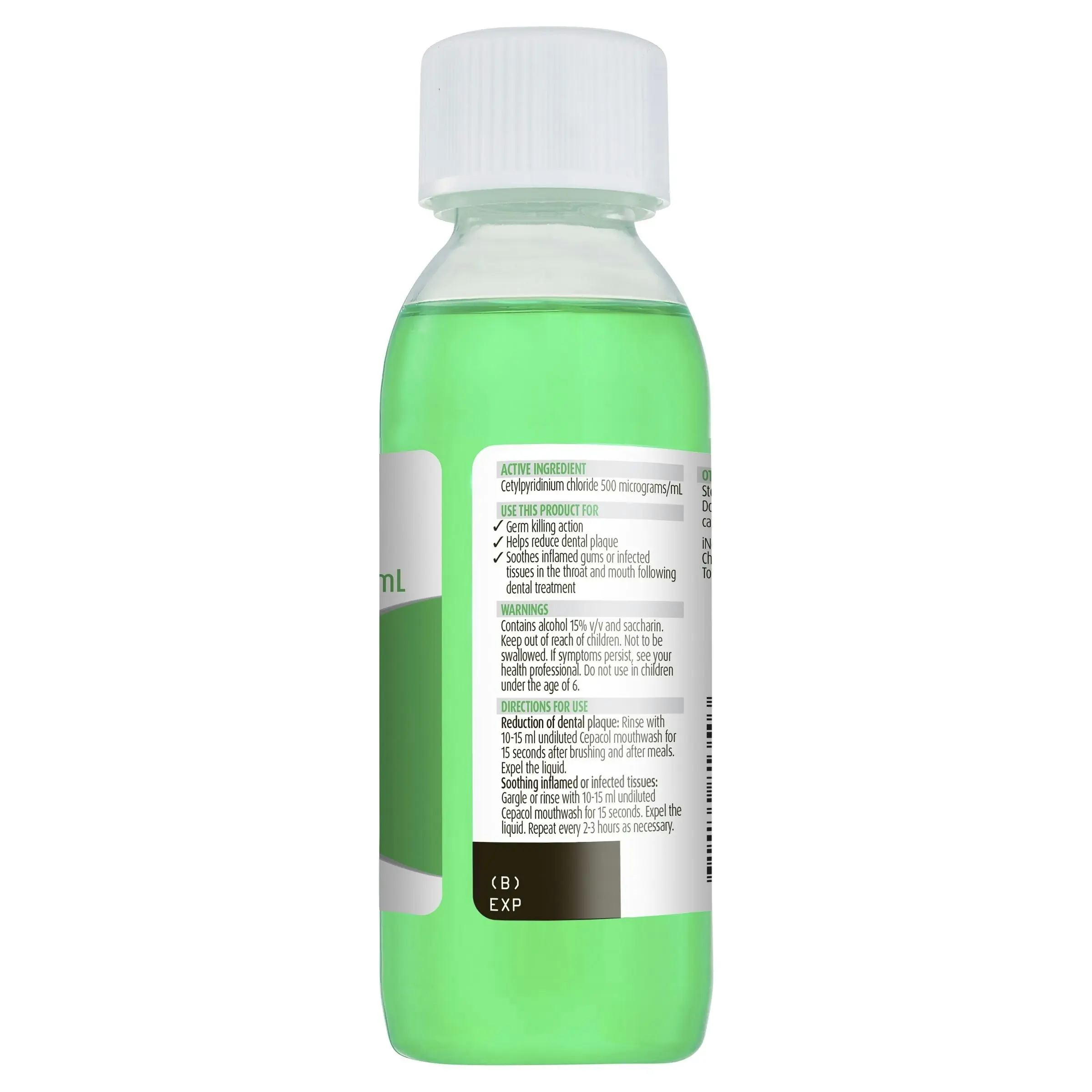 Cepacol Antibacterial Mint Mouthwash 150ml