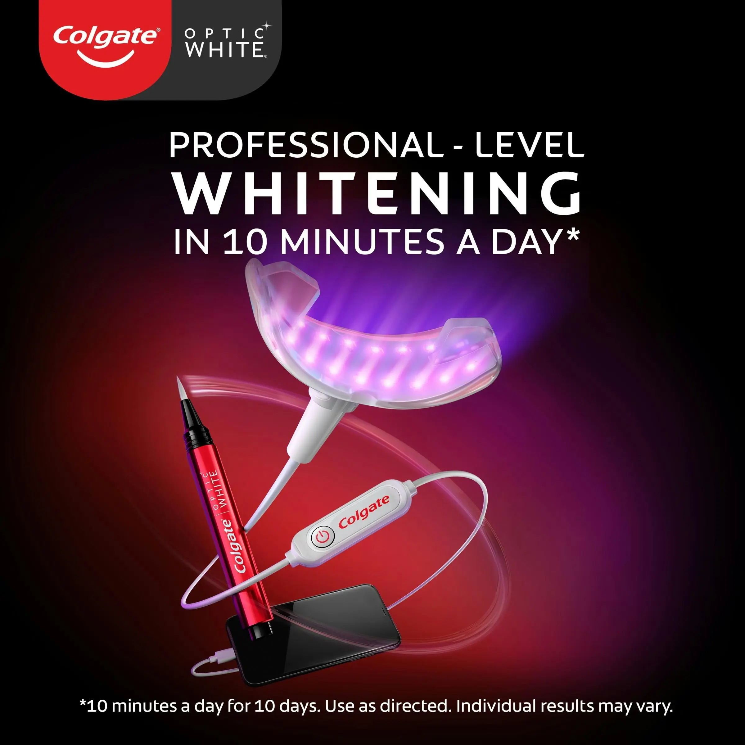 Colgate Optic White FlexLight LED Teeth Whitening Device