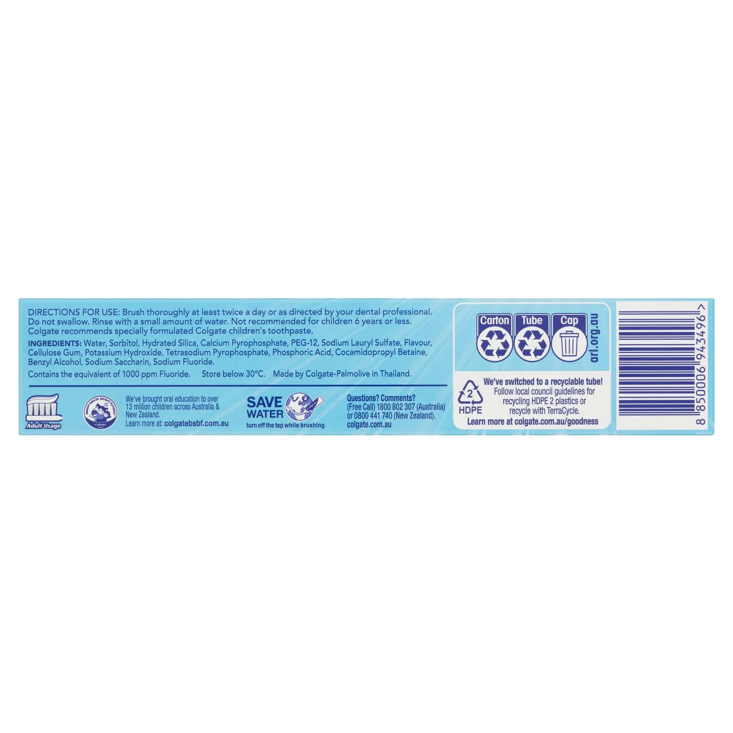 Colgate Toothpaste Advanced Whitening 200g