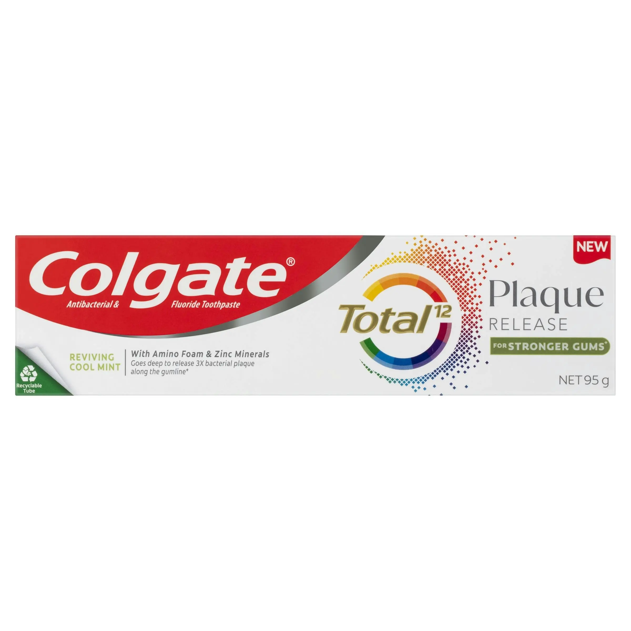 Colgate Total Plaque Release Cool Mint Toothpaste 95g