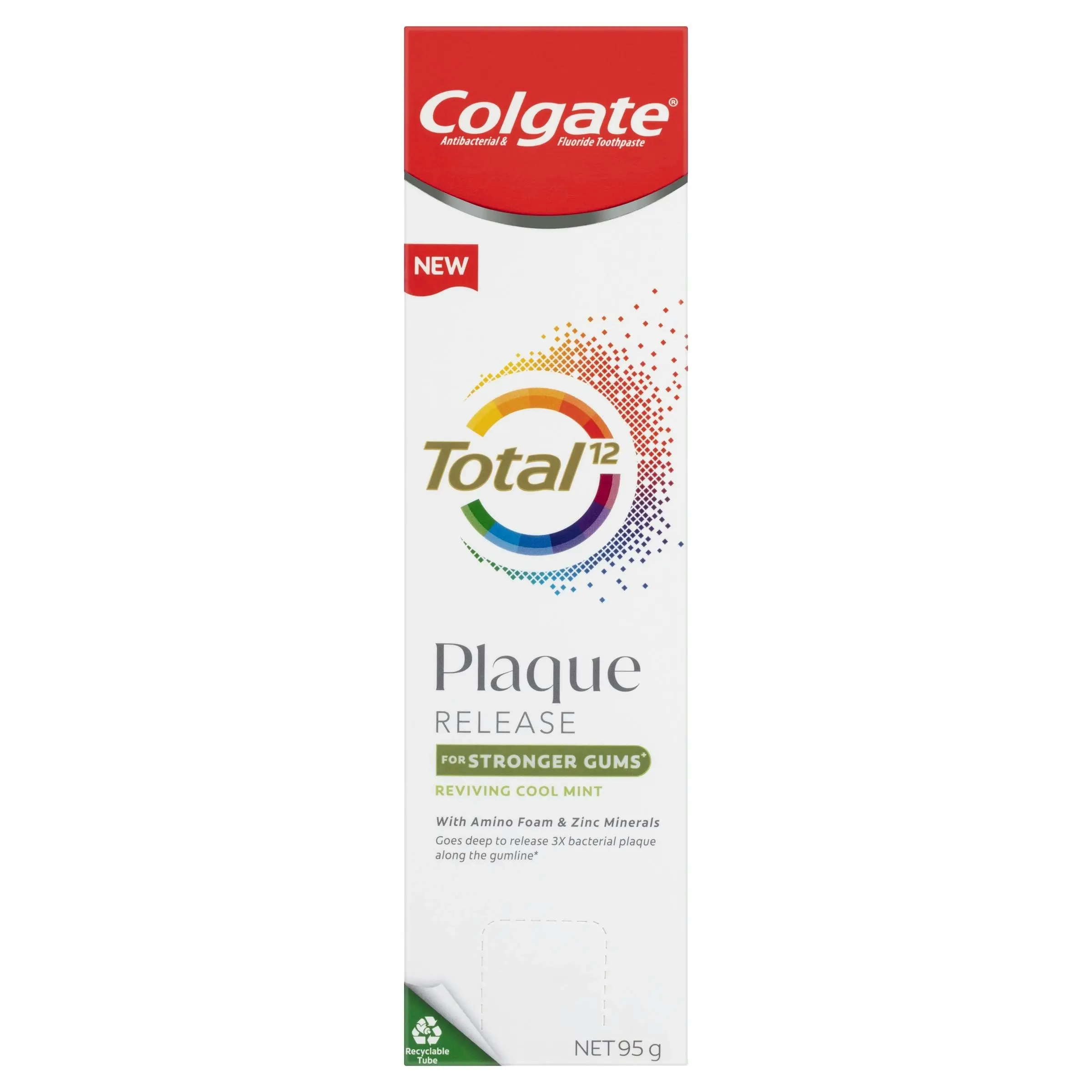 Colgate Total Plaque Release Cool Mint Toothpaste 95g