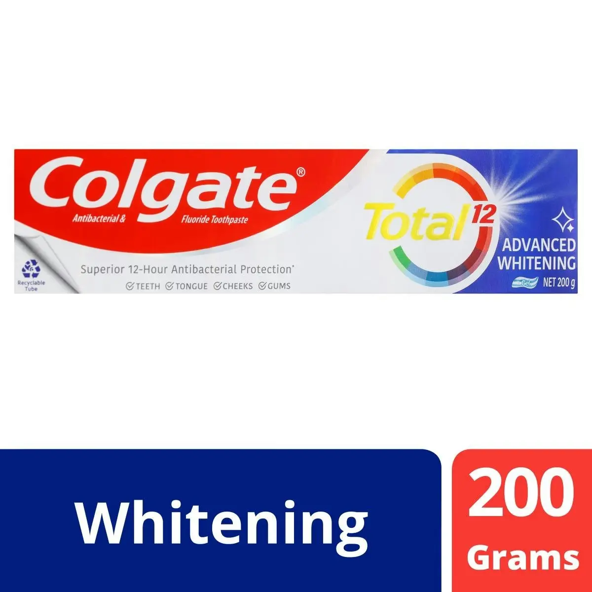 Colgate Toothpaste Total Advanced Whitening 200g