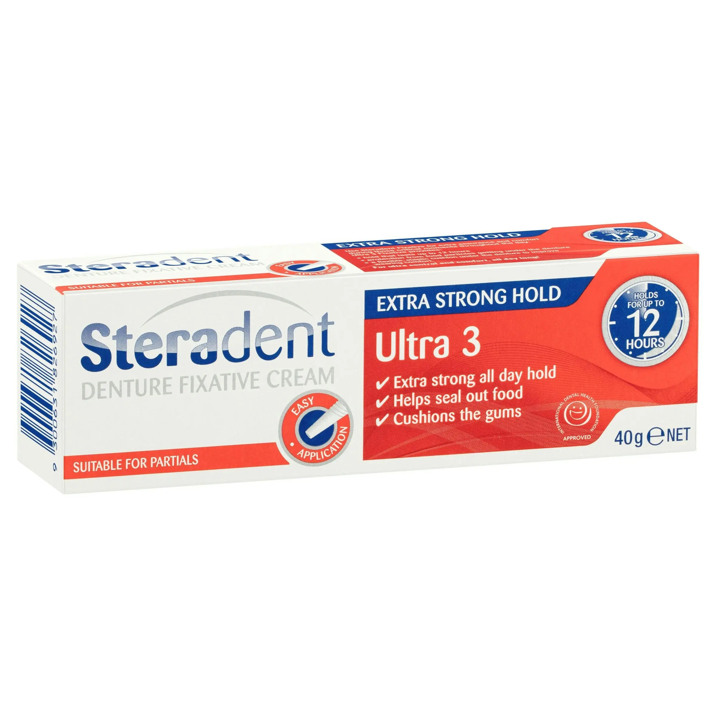 Steradent Ultra 3 Denture Fixative Cream 40g