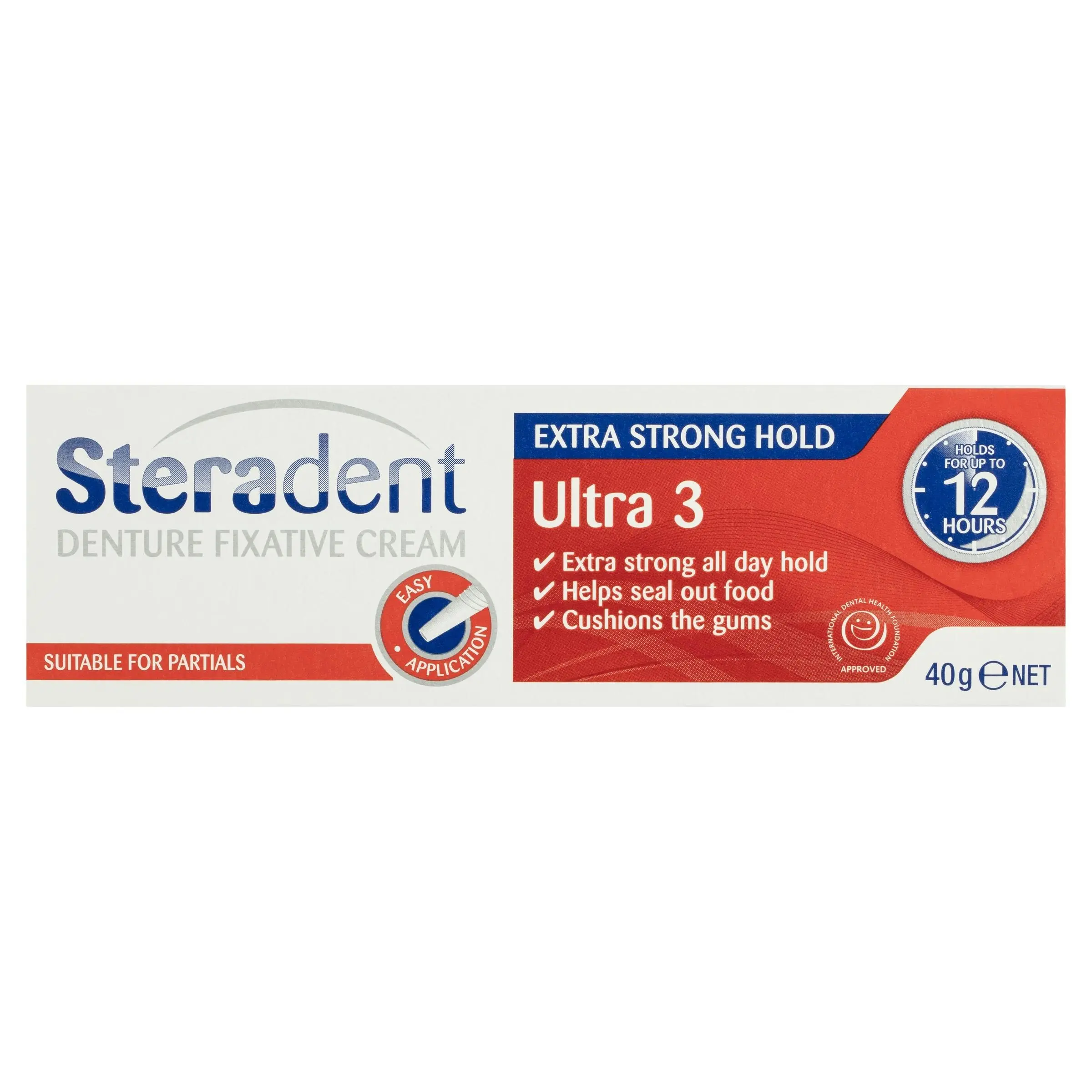 Steradent Ultra 3 Denture Fixative Cream 40g