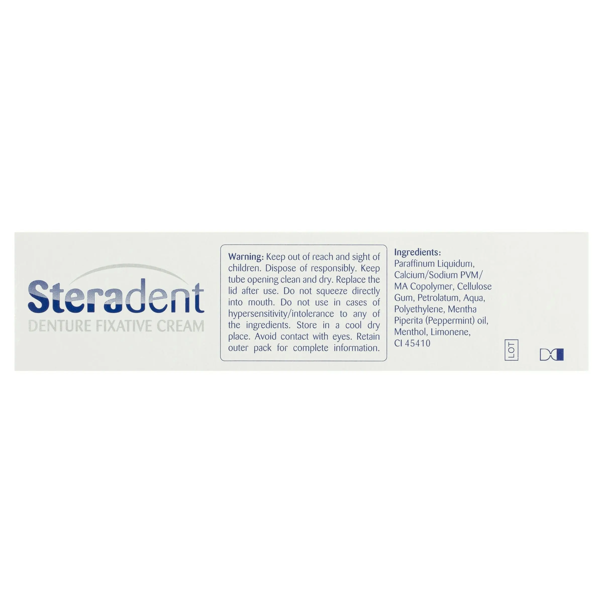 Steradent Ultra 3 Denture Fixative Cream 40g