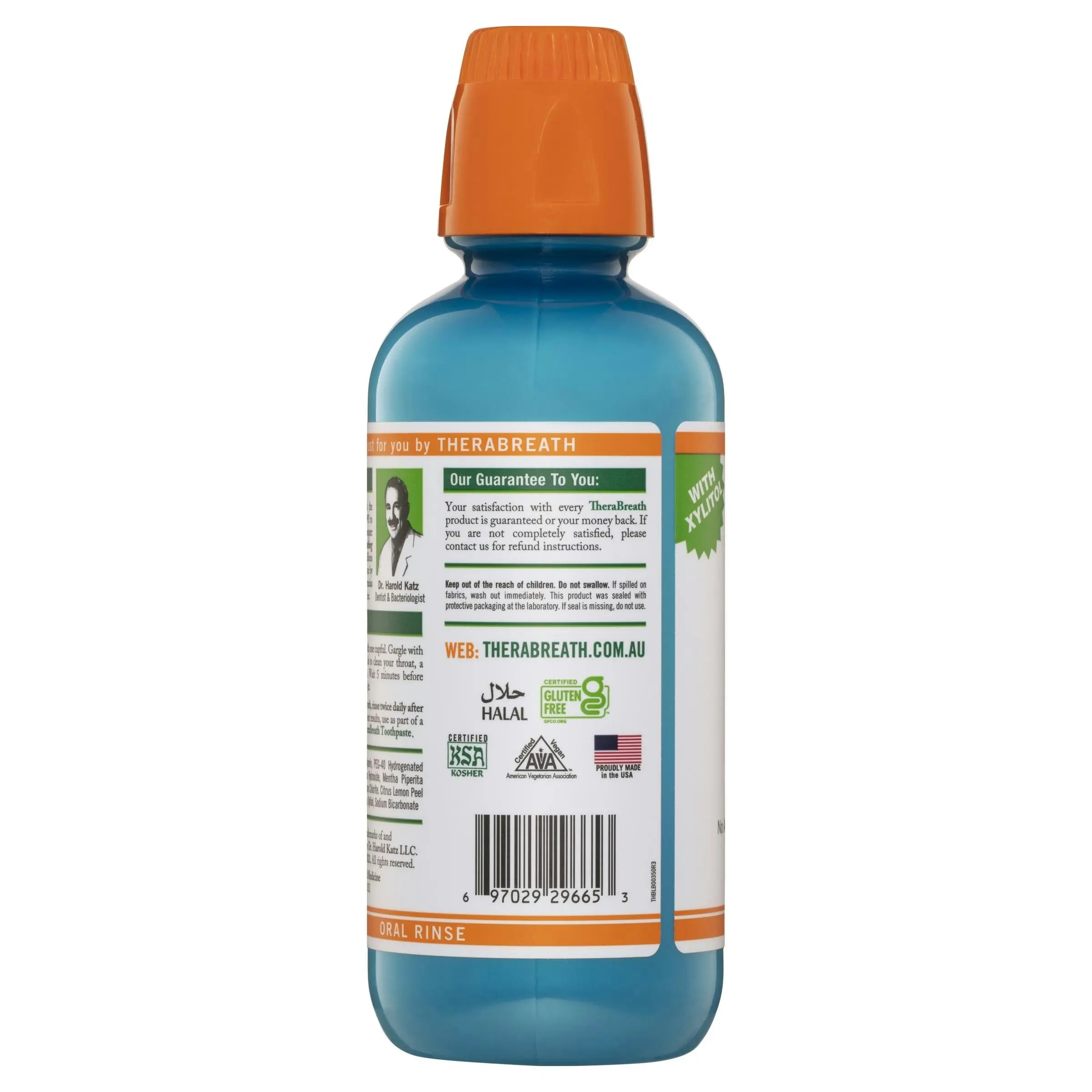 Therabreath Icy Mint Oral Rinse 473ml