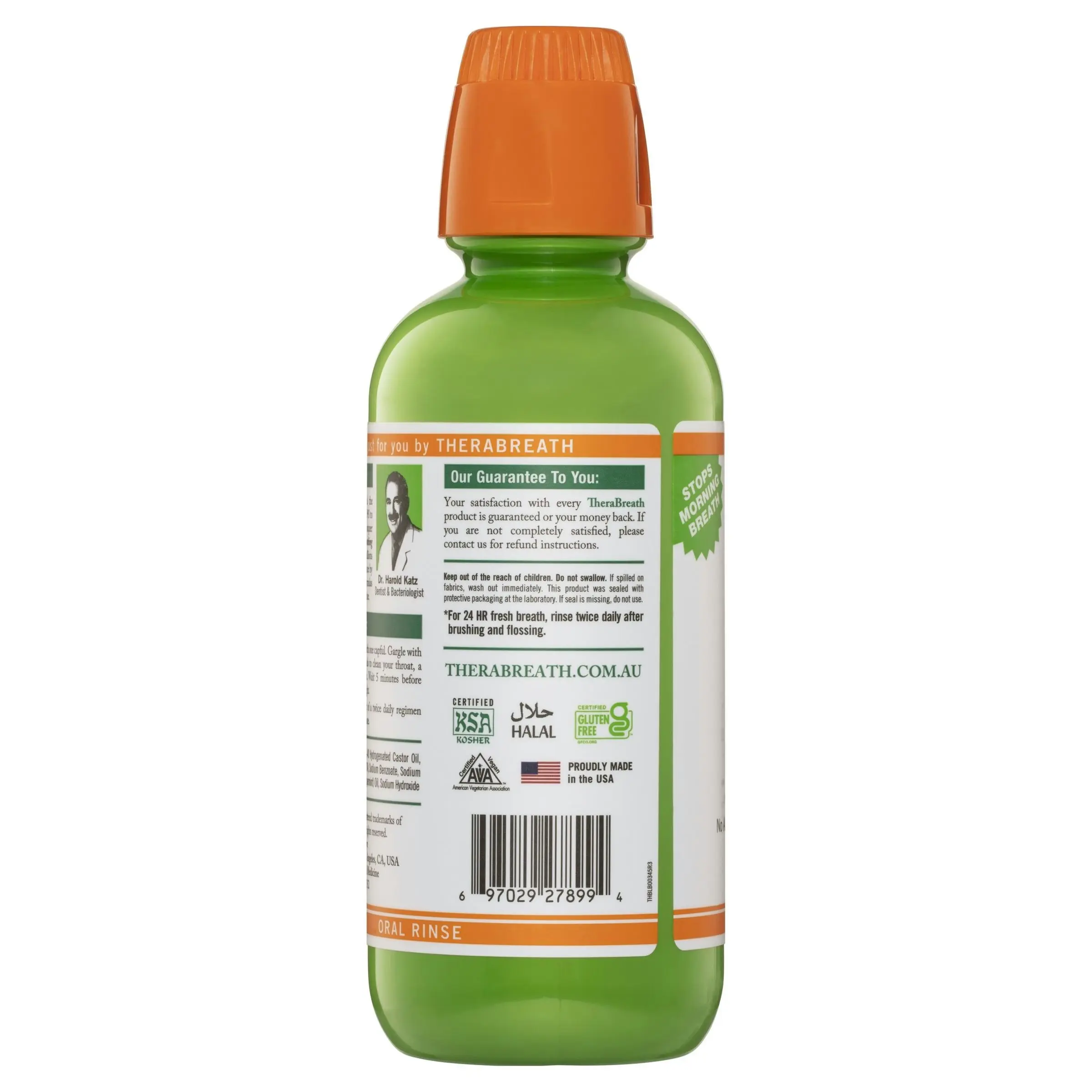 Therabreath Mild Mint Oral Rinse 473ml