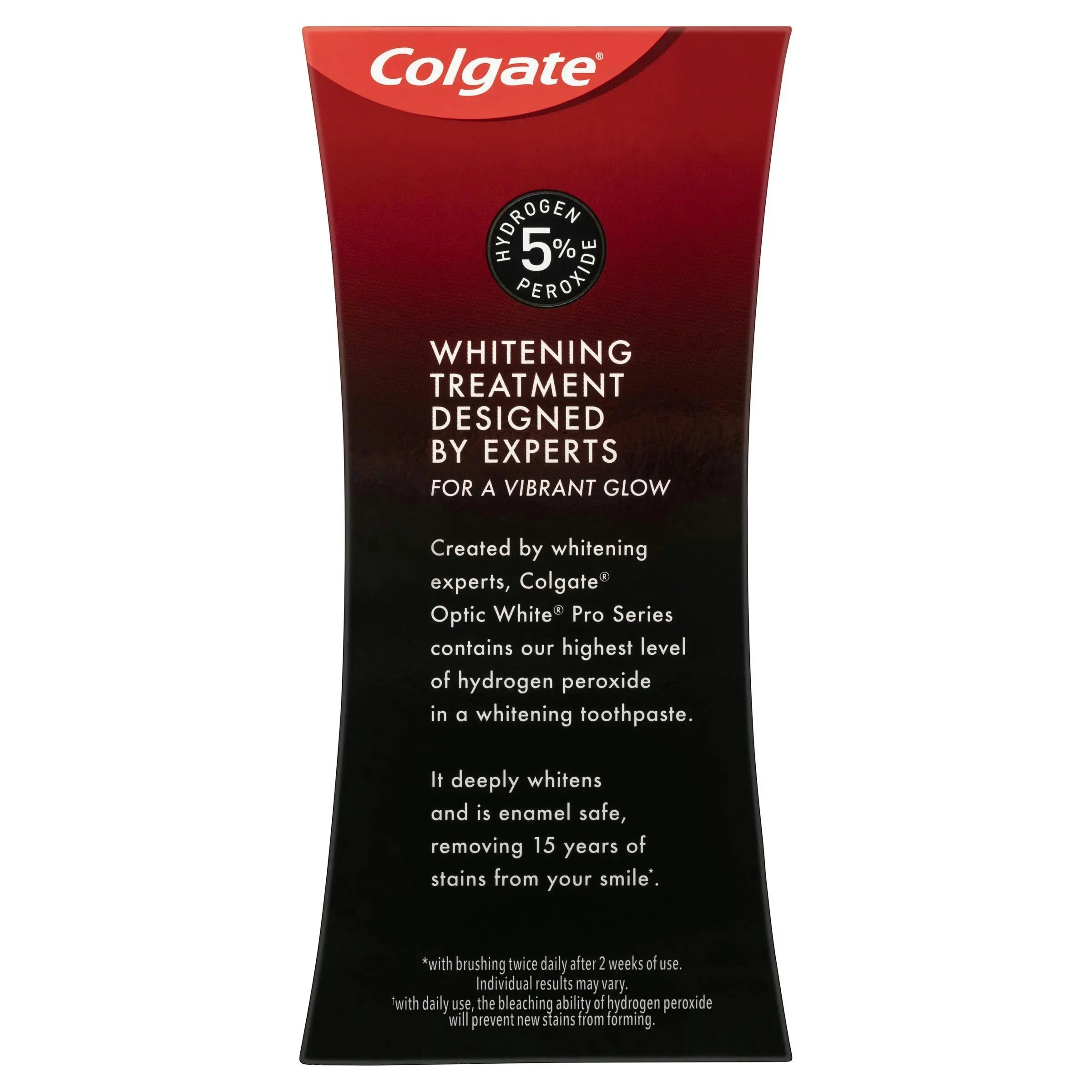 Colgate Optic White Pro Series 5% Hydrogen Peroxide Teeth Whitening Toothpaste 80g