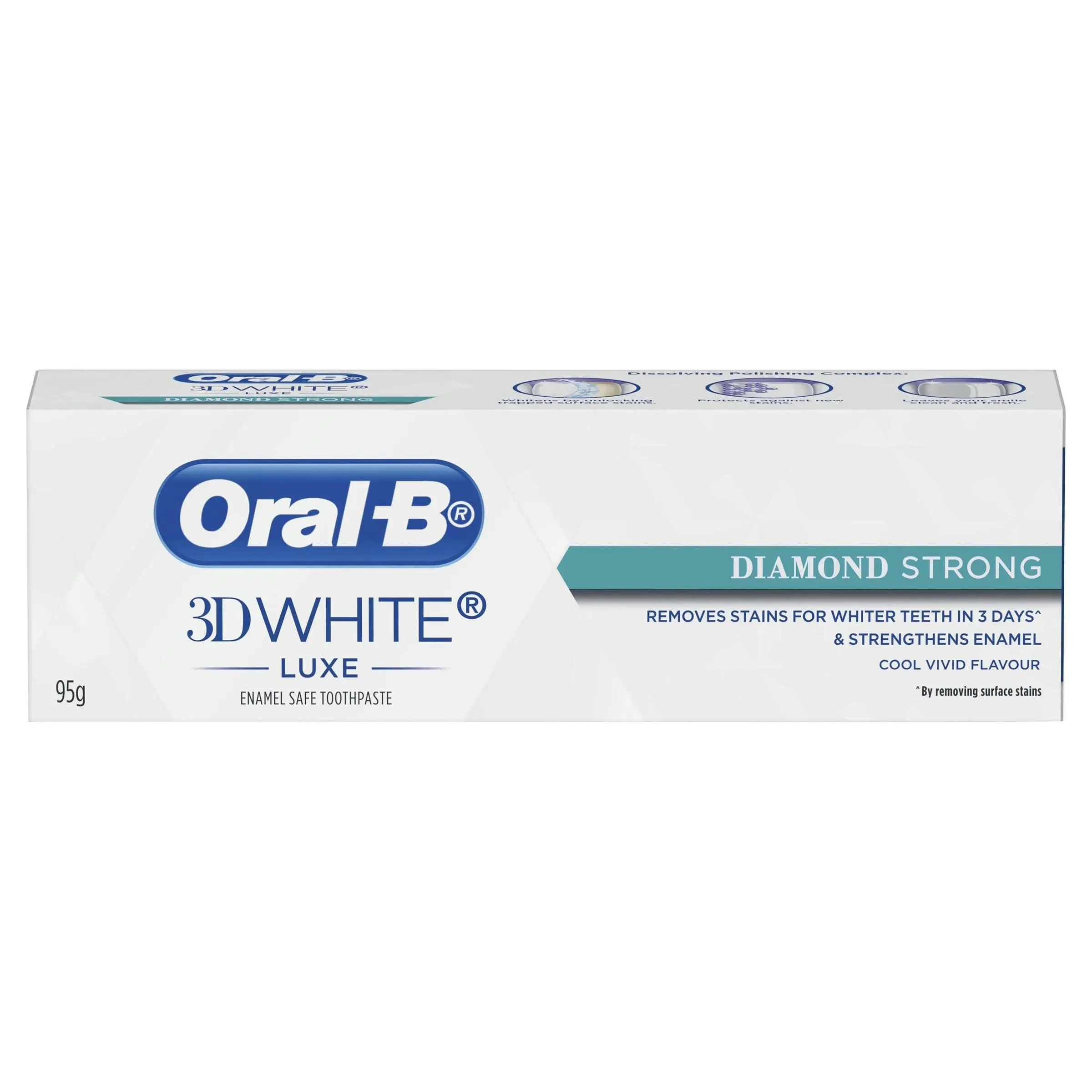 Oral B 3DWhite Luxe Diamond Strong Toothpaste 95g