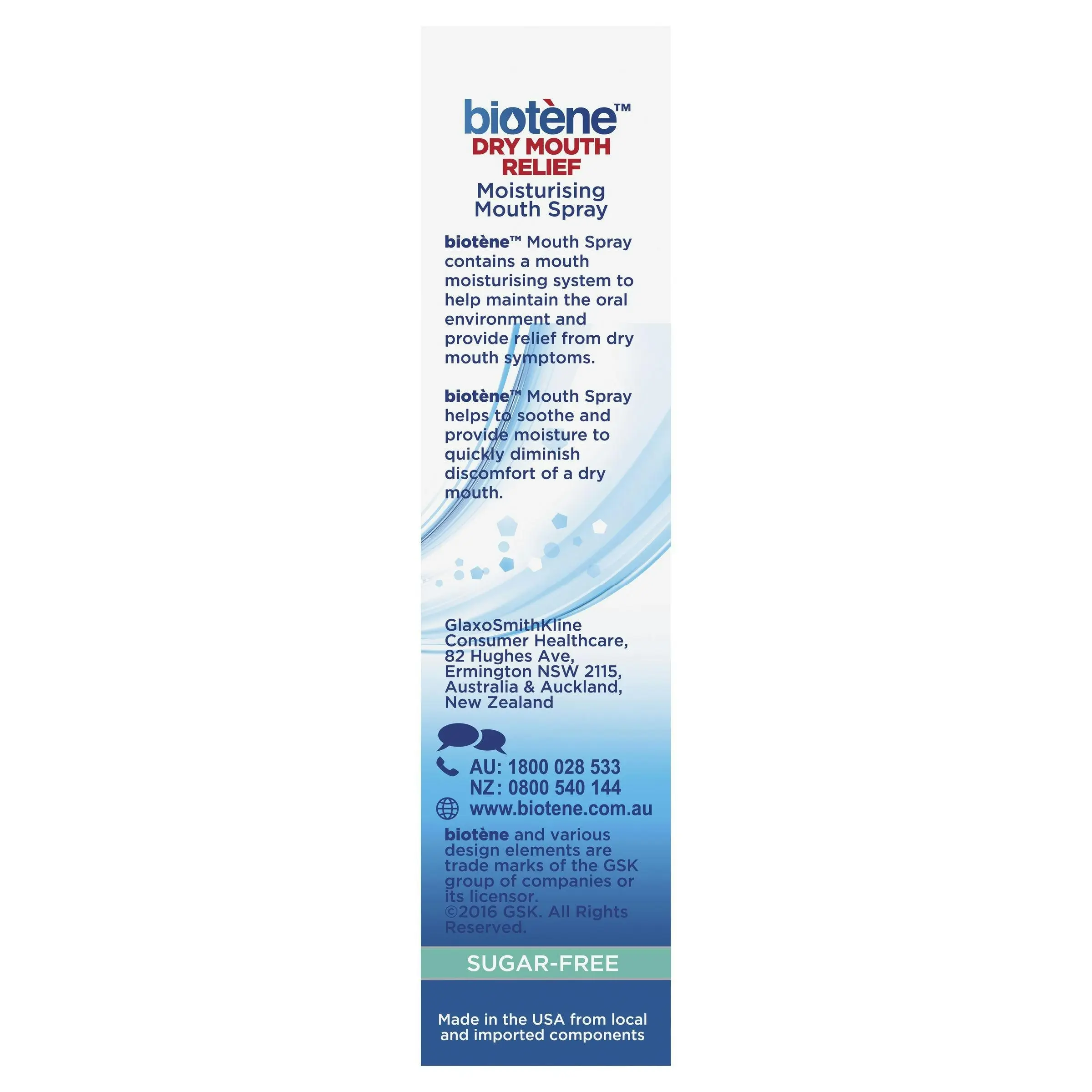 Biotene Dry Mouth Relief Moisturising Mouth Spray 50mL