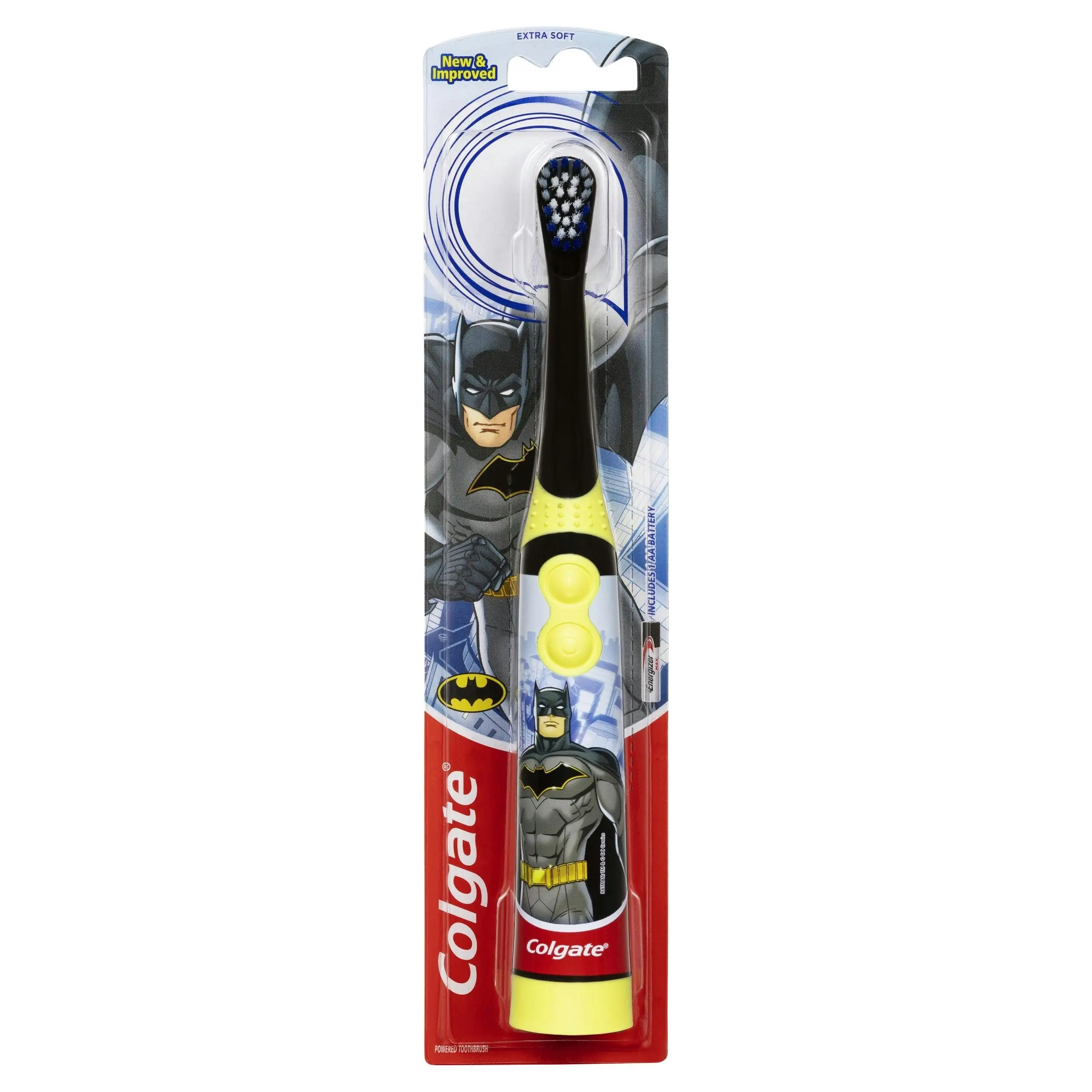 Colgate Kids Batman Battery Powered Toothbrush Extra Soft