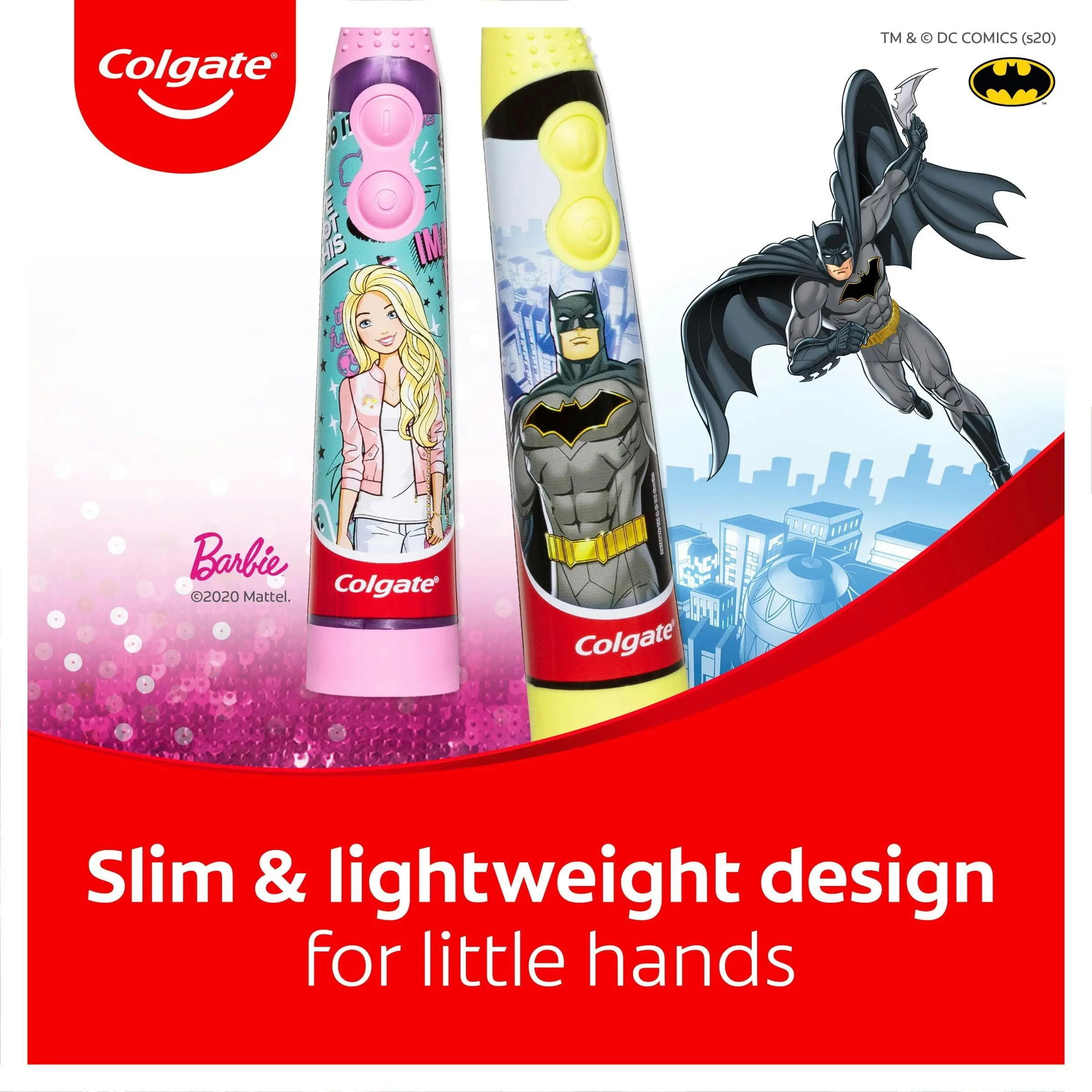 Colgate Kids Batman Battery Powered Toothbrush Extra Soft