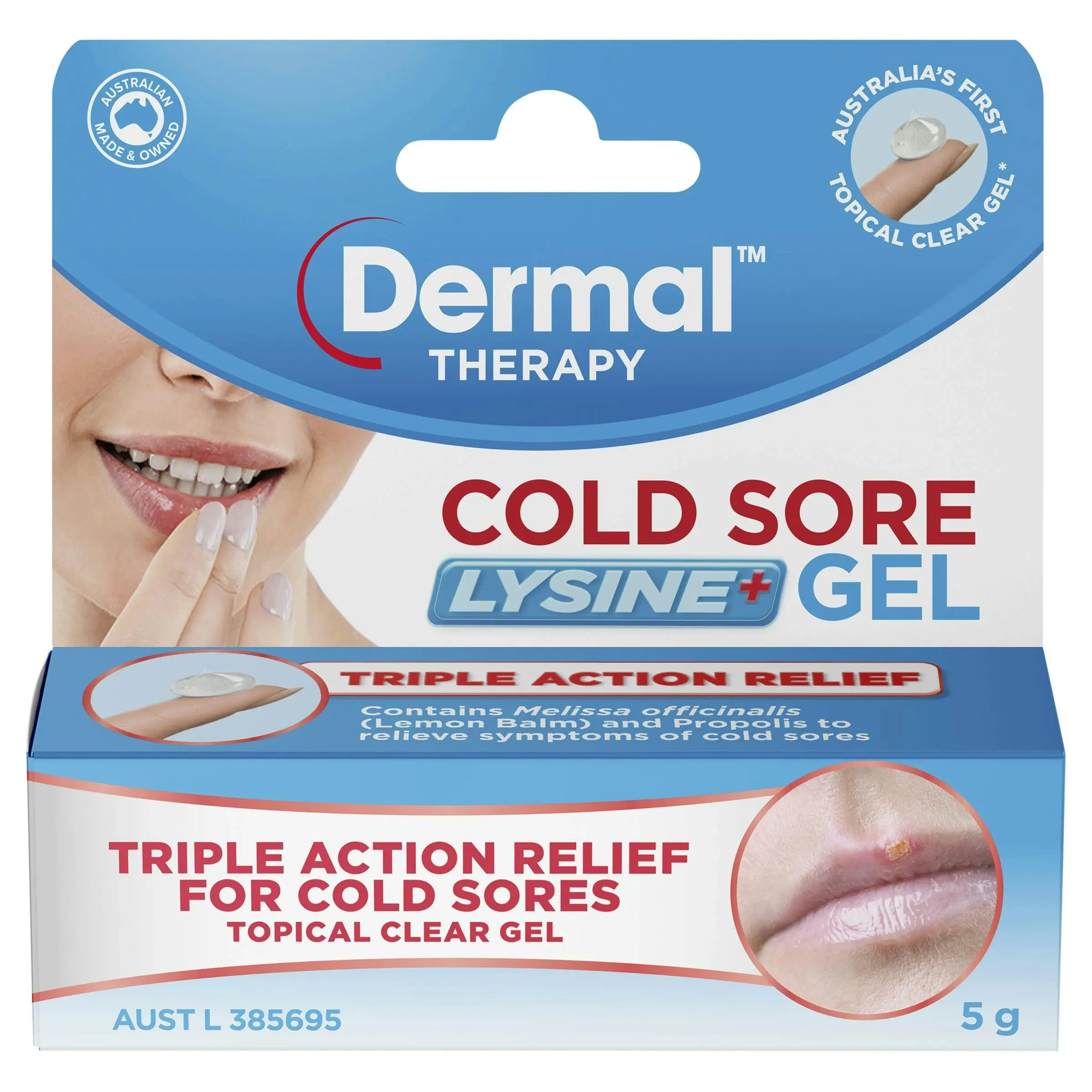 Dermal Therapy Cold Sore Lysine+ Gel