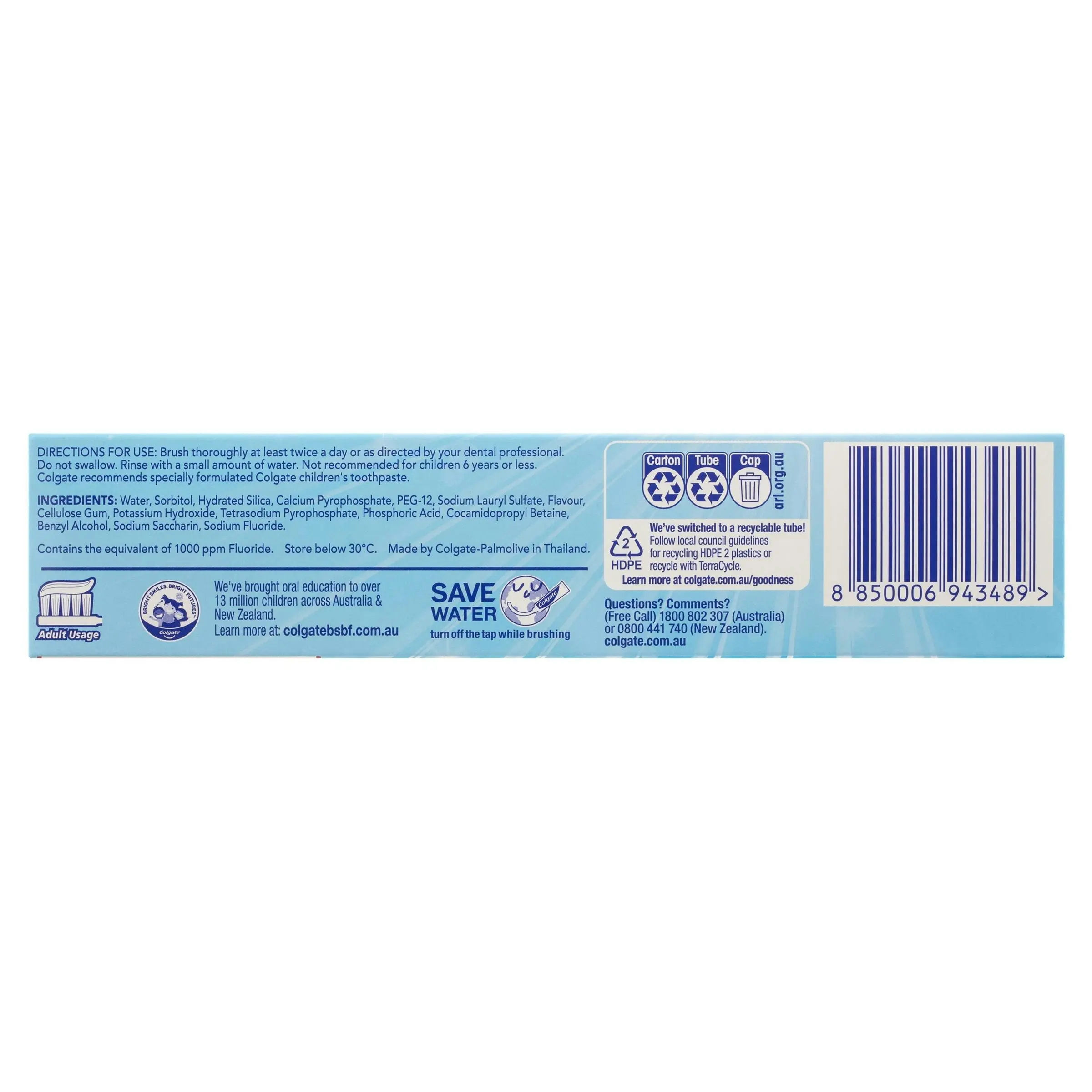 Colgate Toothpaste Advanced Whitening 115g