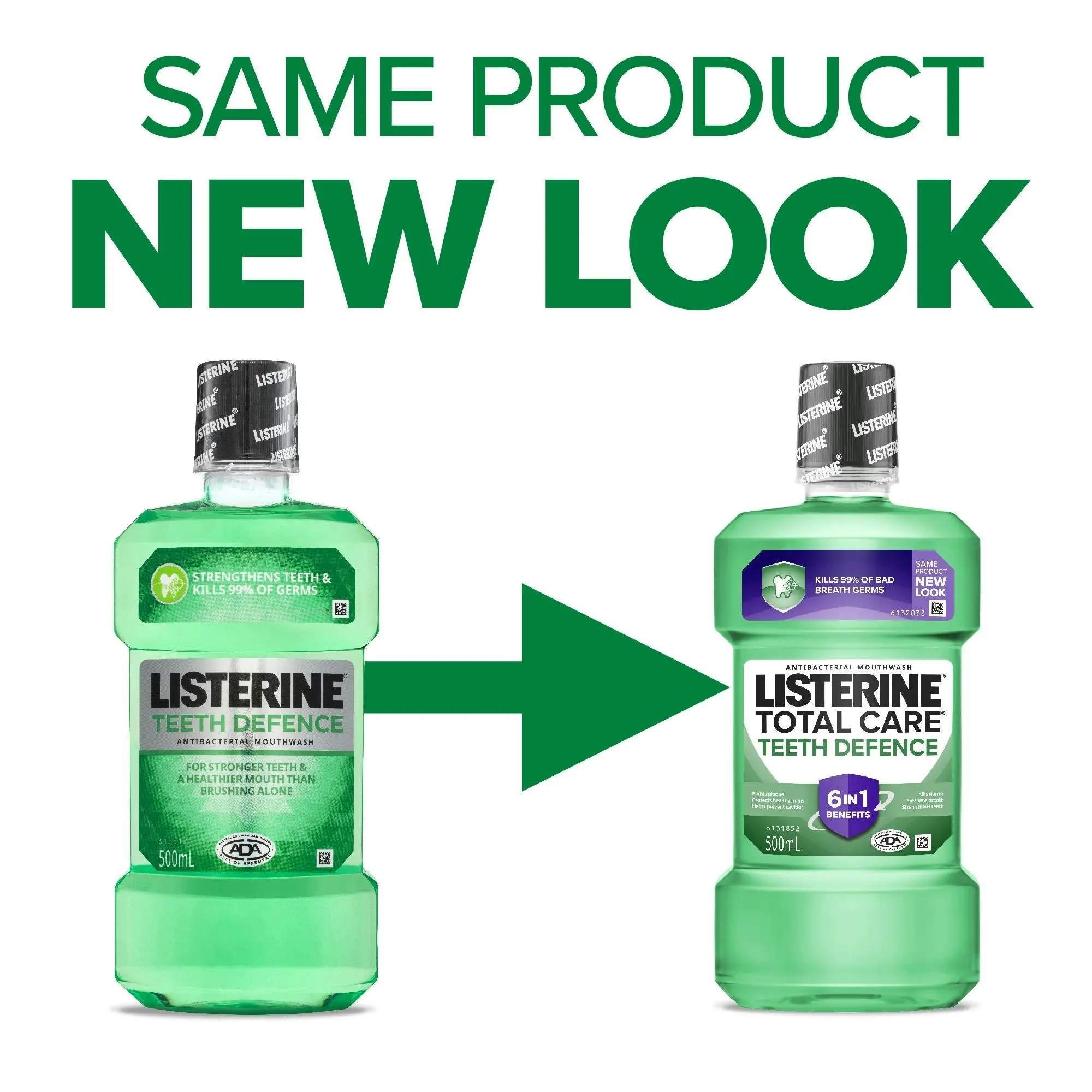 Listerine Mouthwash Teeth Defence 250ml