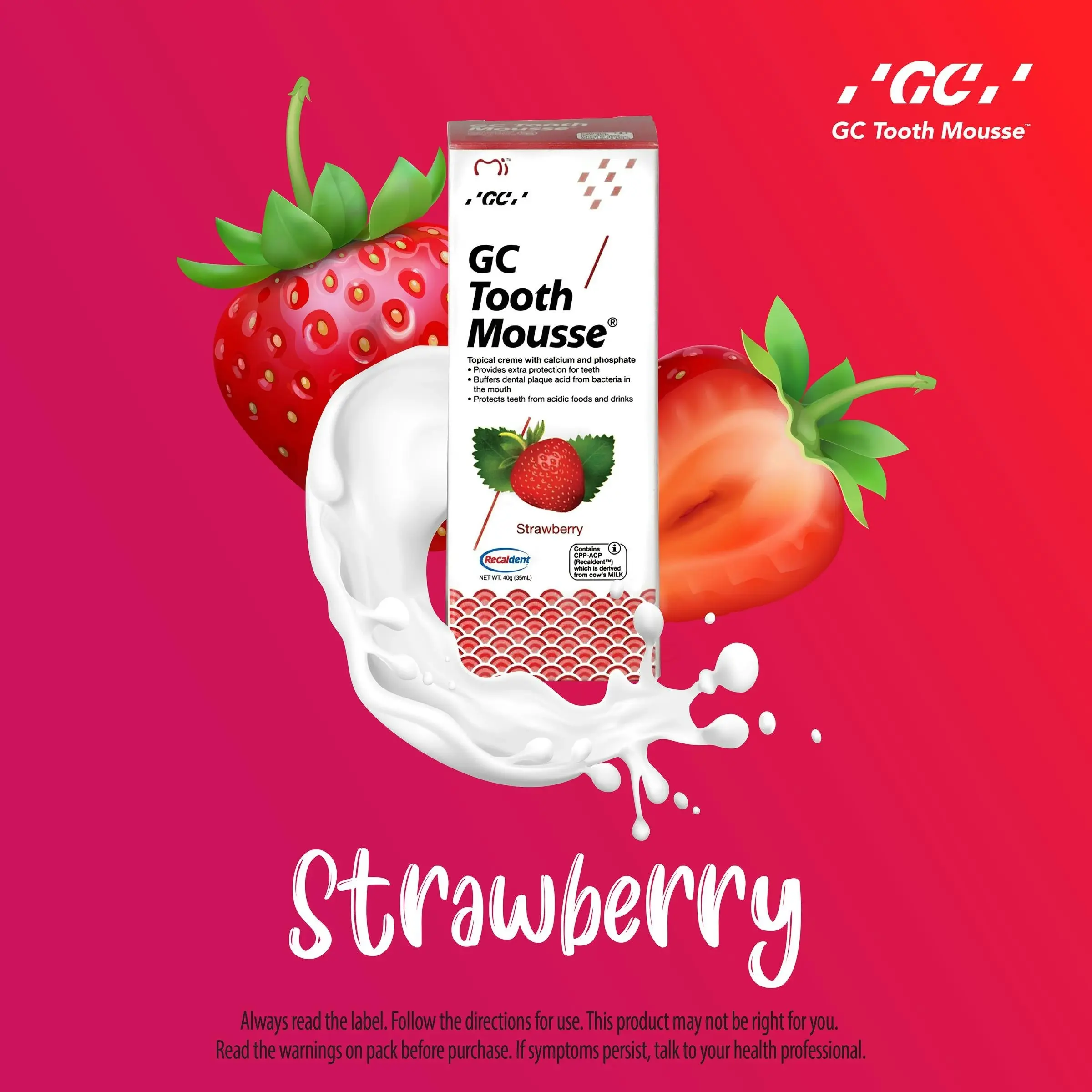 GC Tooth Mousse Strawberry 40g