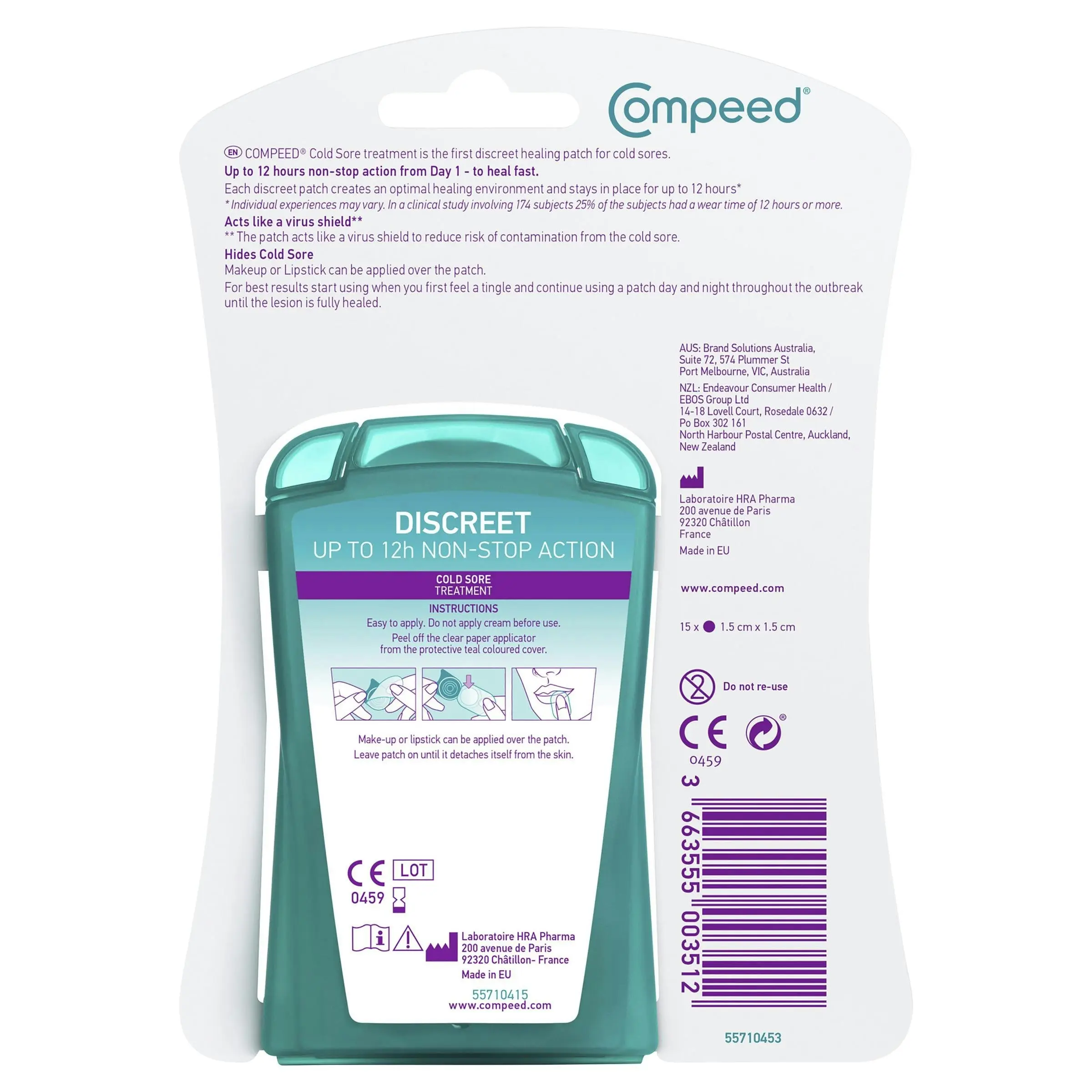 COMPEED Cold Sore 15 Patches