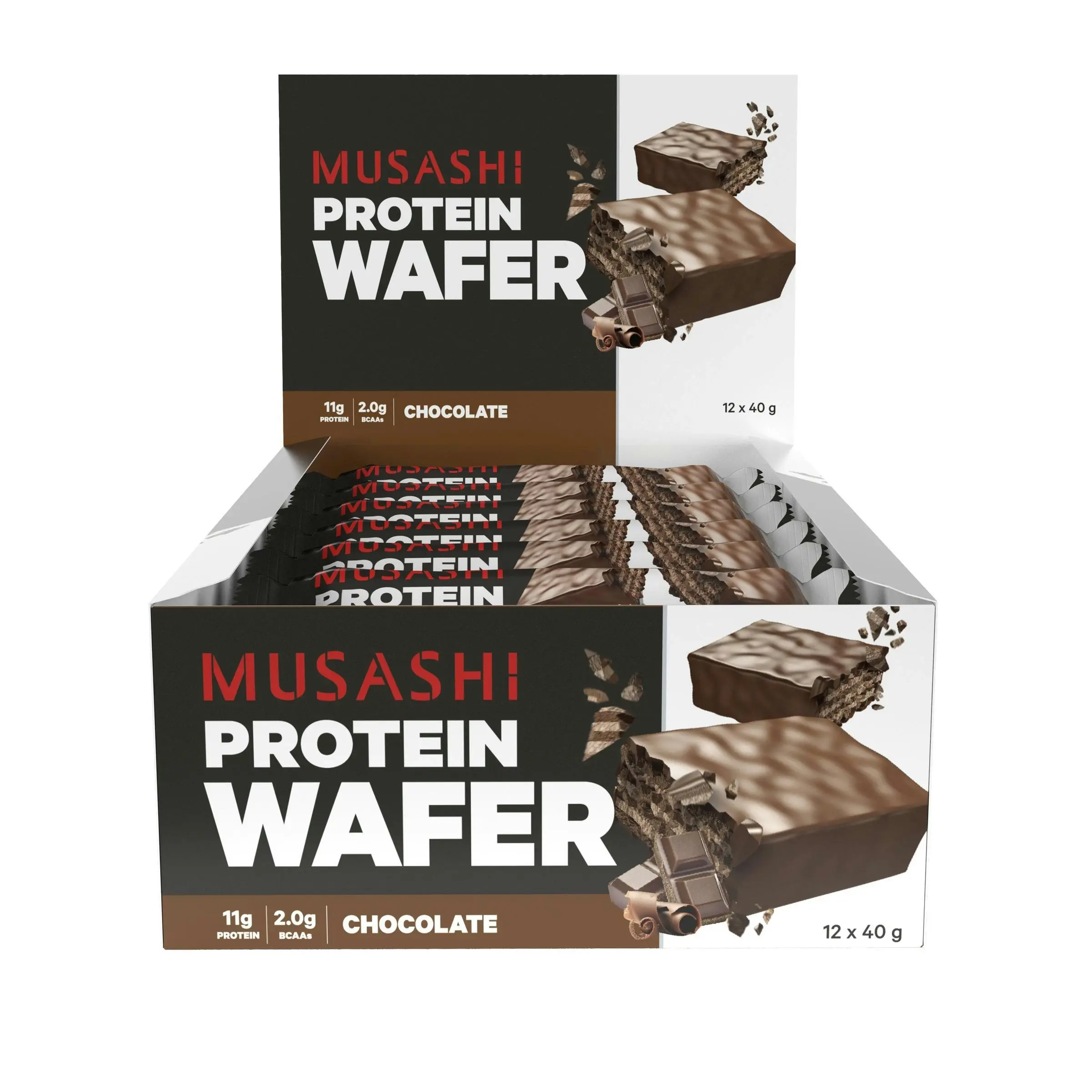 Musashi Protein Wafer Bar Chocolate 40g