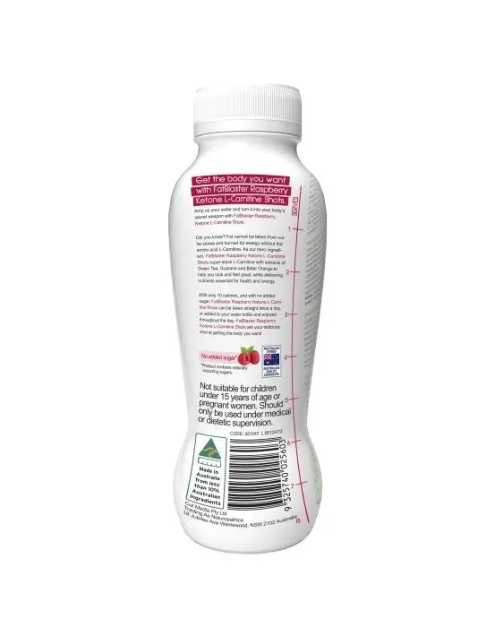 Naturopathica FatBlaster Raspberry Ketone Shots 375mL