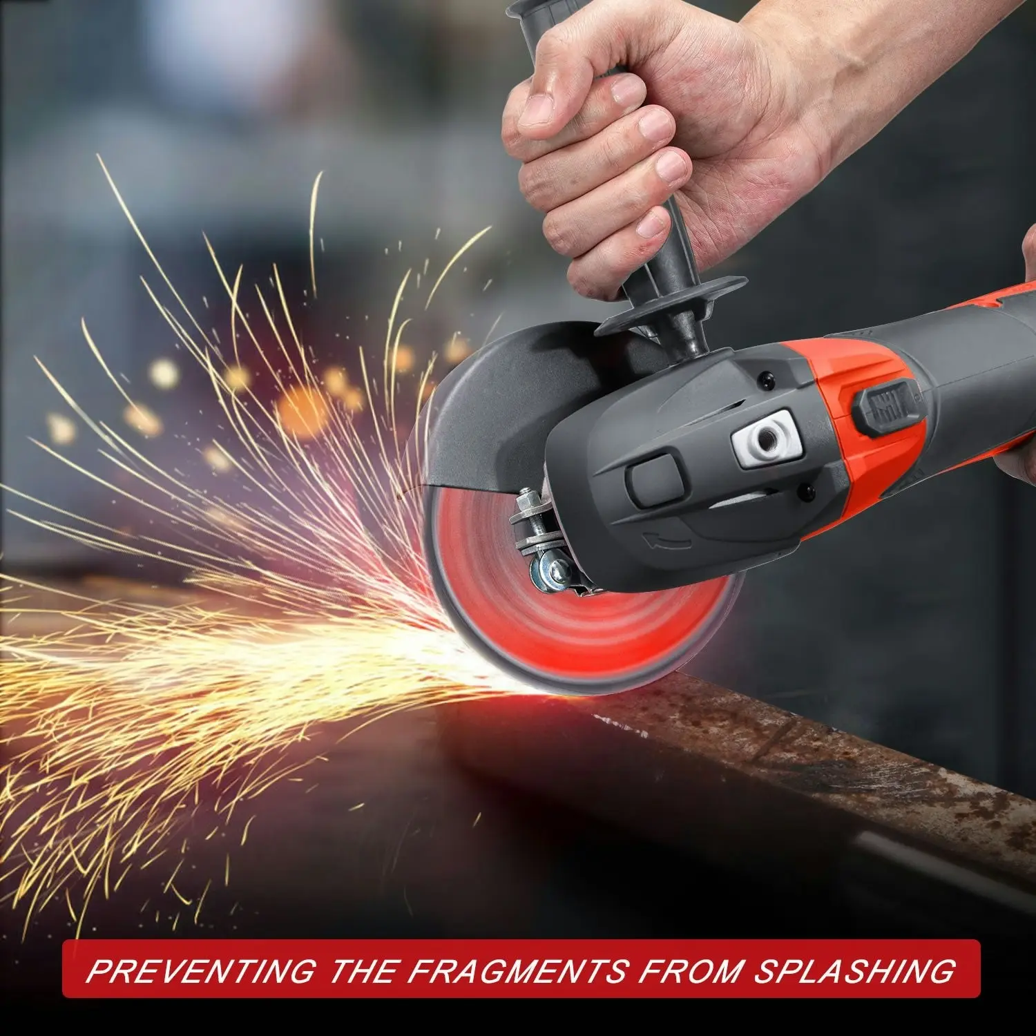 Topex 20V Cordless Angle Grinder 125mm Li-ion Grinding Cutting Power Tool w/ 25PCS Grinding Discs