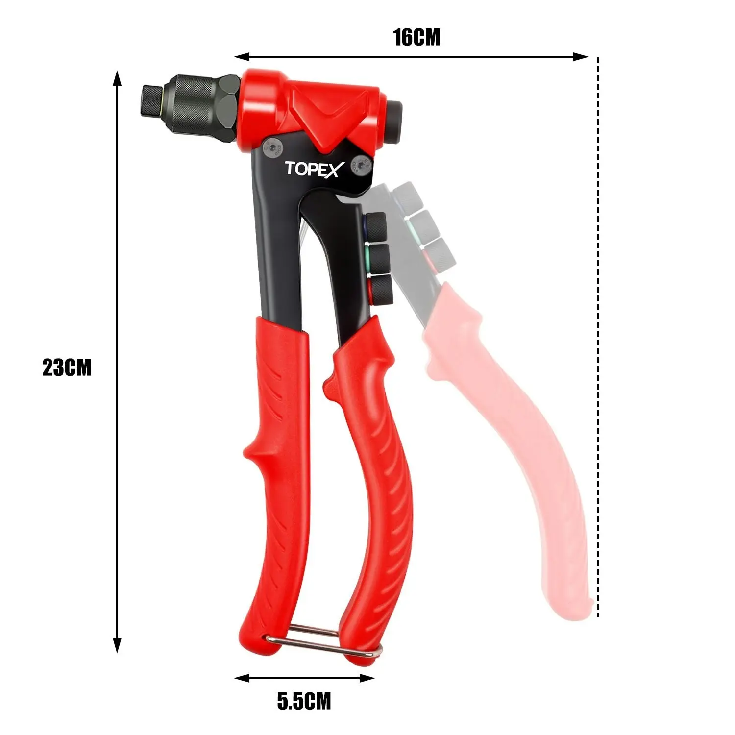 Topex 3IN1 Nut Rivet Riveter Rivnut Nutsert Hand Rivet Reaming Gun