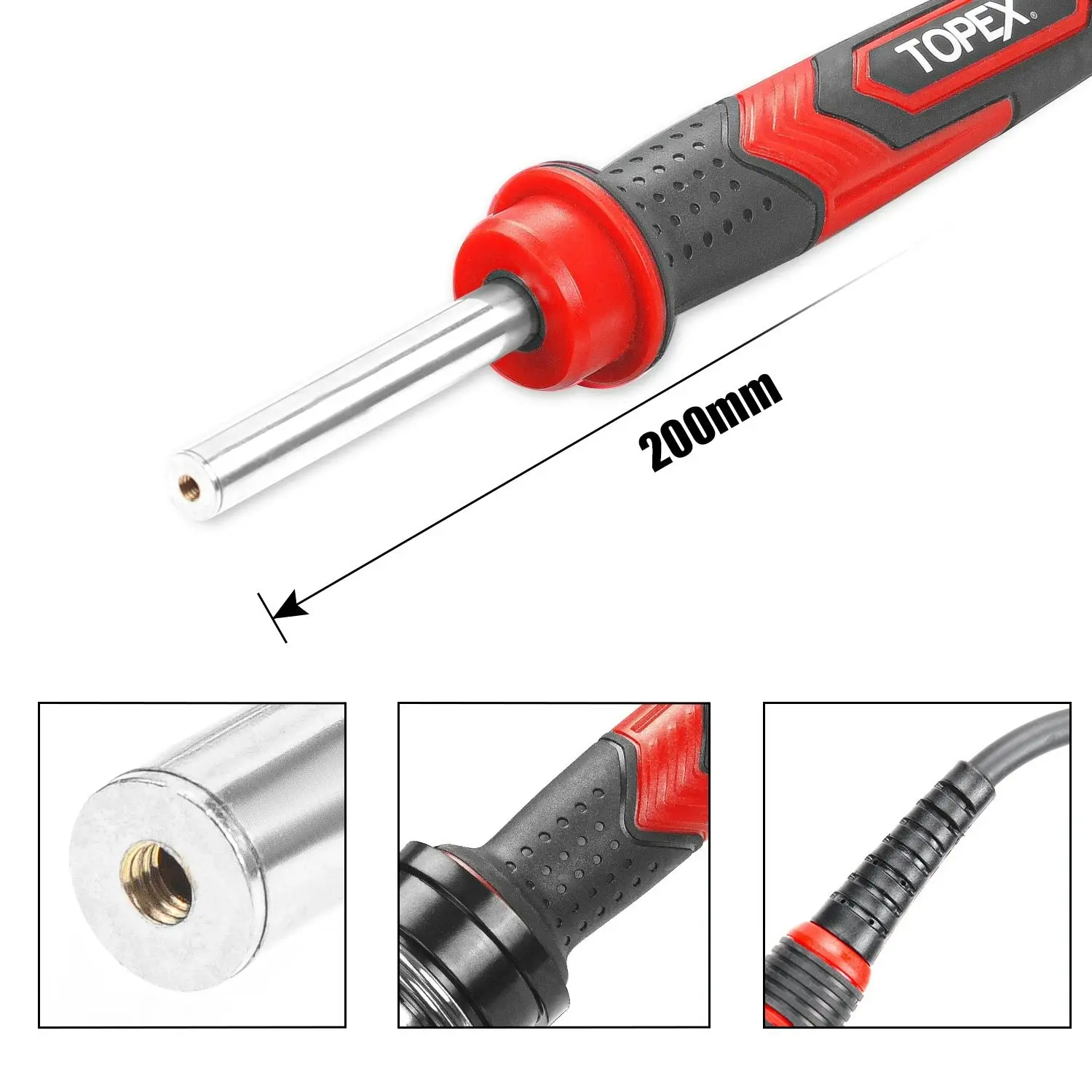 Topex 60W digital soldering Iron Station Solder Fast Heat Variable Temperature LED Display