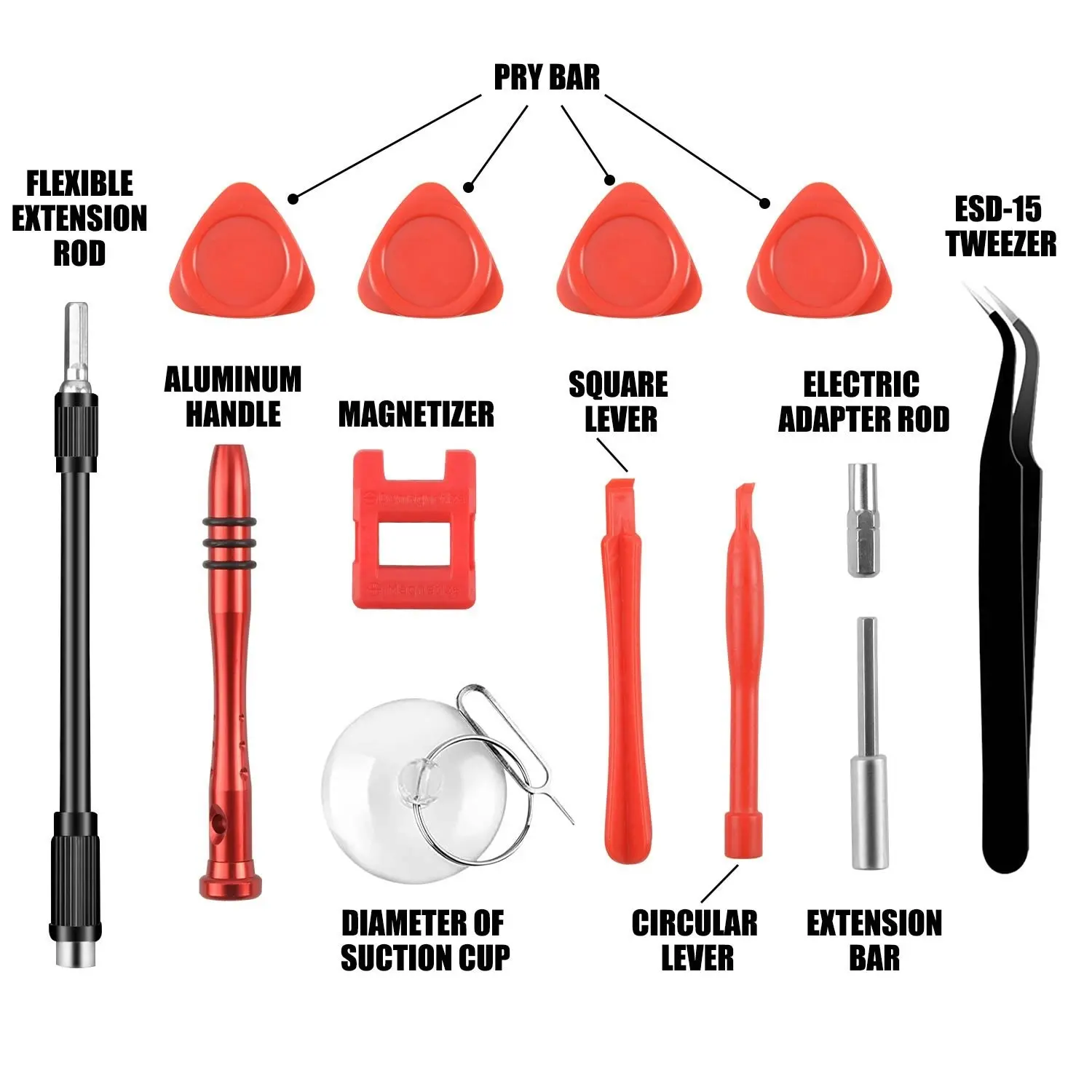 Topex 112Pcs Precision Screwdriver Set Screw Driving Bit Repair Tools Kit