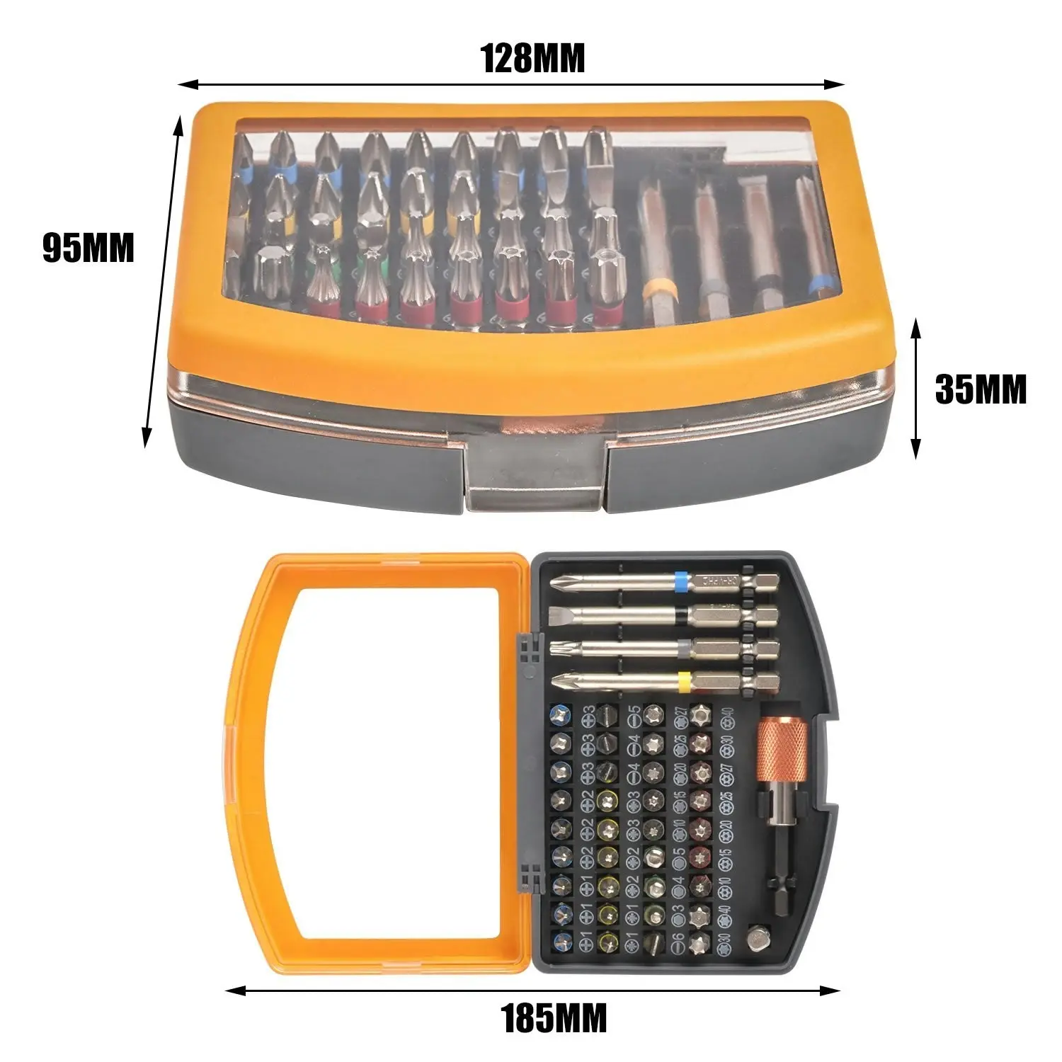 MasterSpec 42-Piece CR-V Security Screwdriver Bit Set