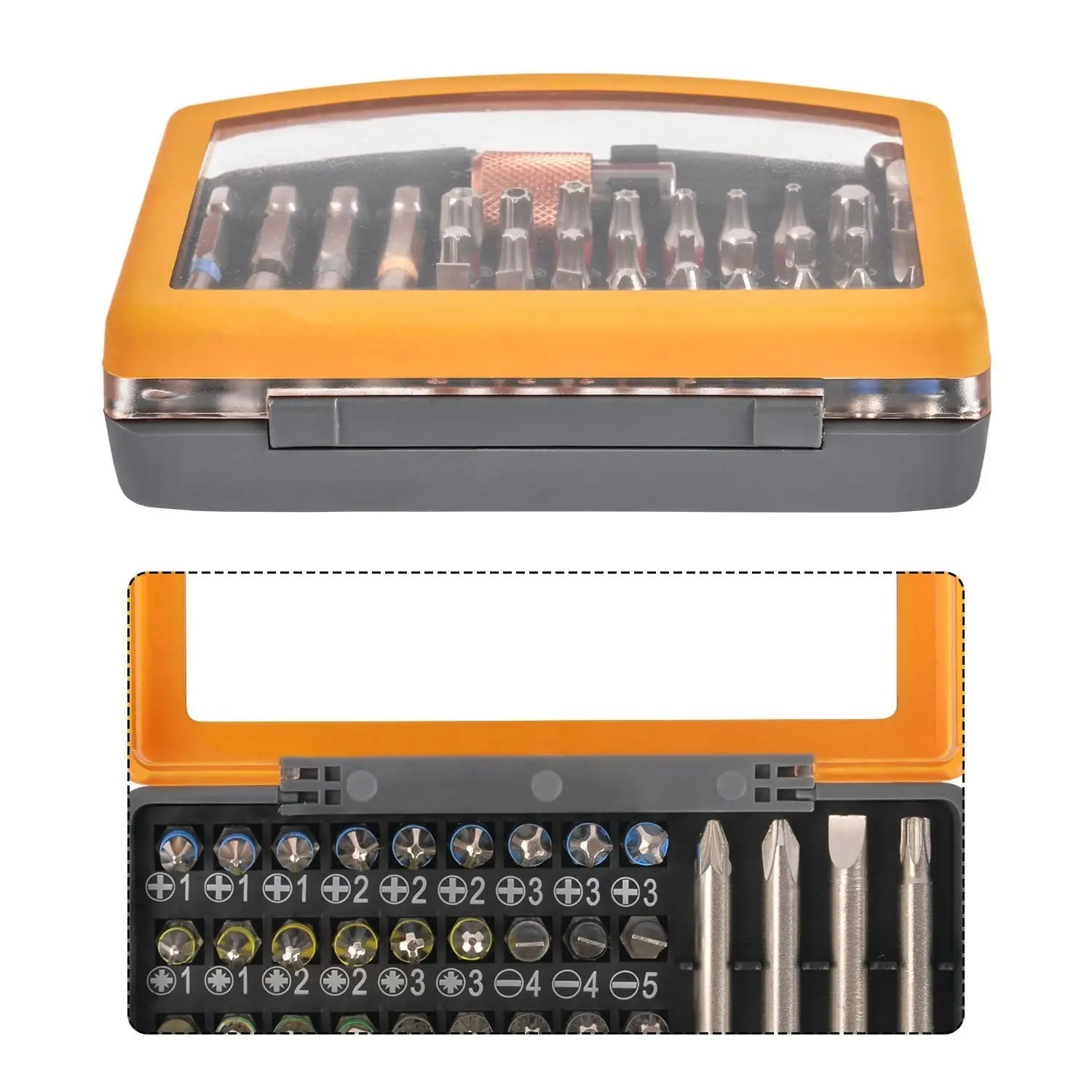 MasterSpec 42-Piece CR-V Security Screwdriver Bit Set