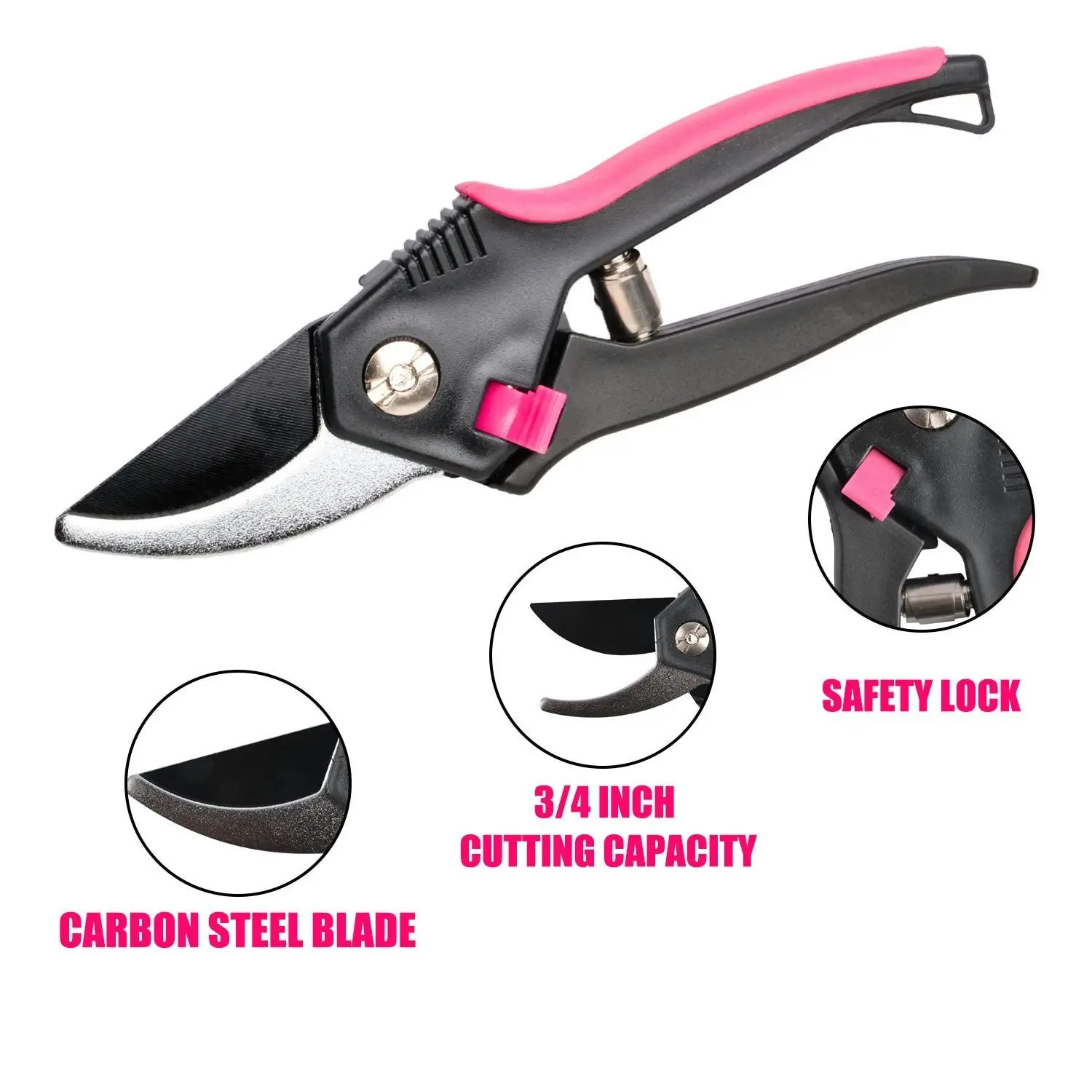 Monika Pink Tool Combo Portable Household Tool Set & Gardening Tool Kit