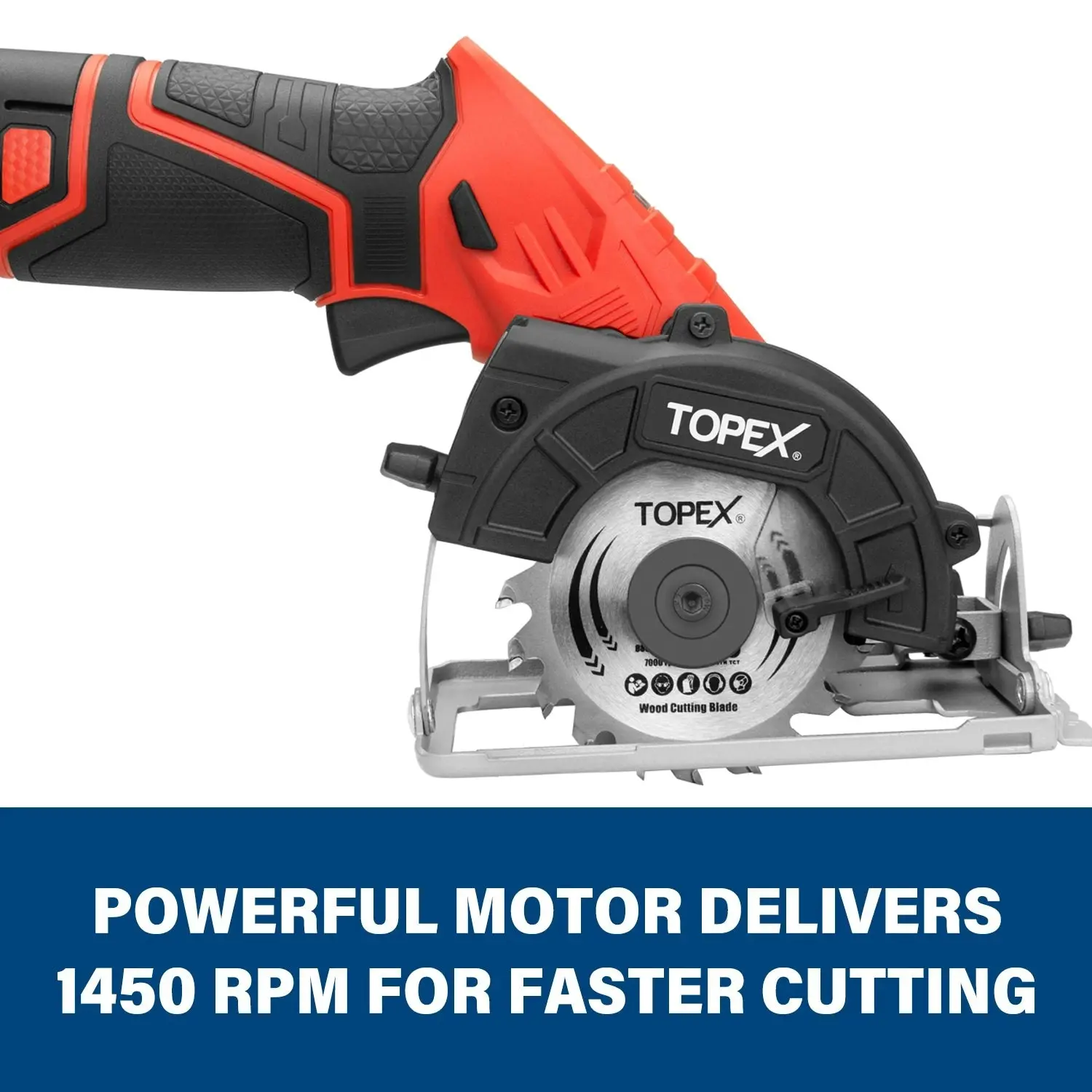 Topex 12V Max Cordless Circular Saw 85 mm Compact Lightweight [Skin only]