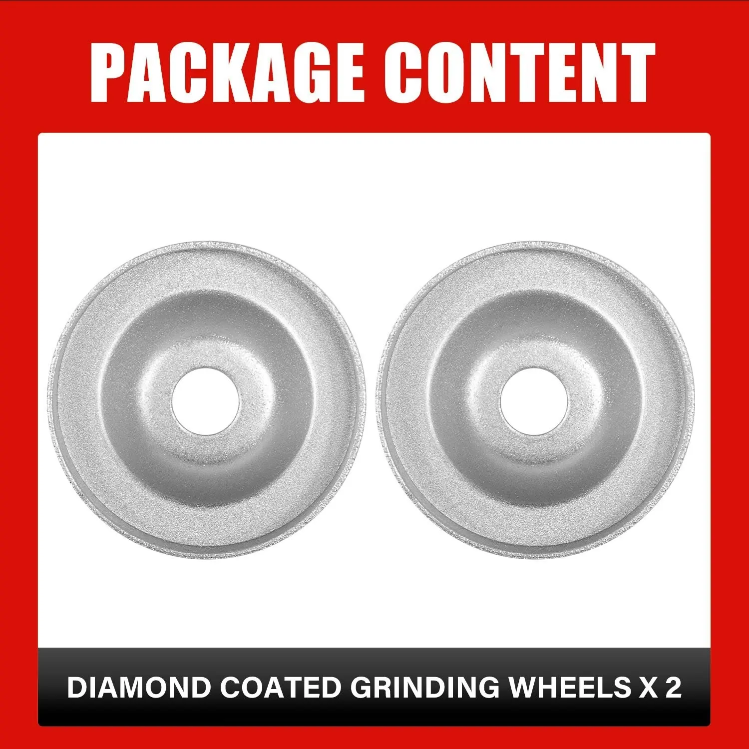 Topex 2-piece Diamond Coated Grinding Wheels For TX390 Replacement Accessory