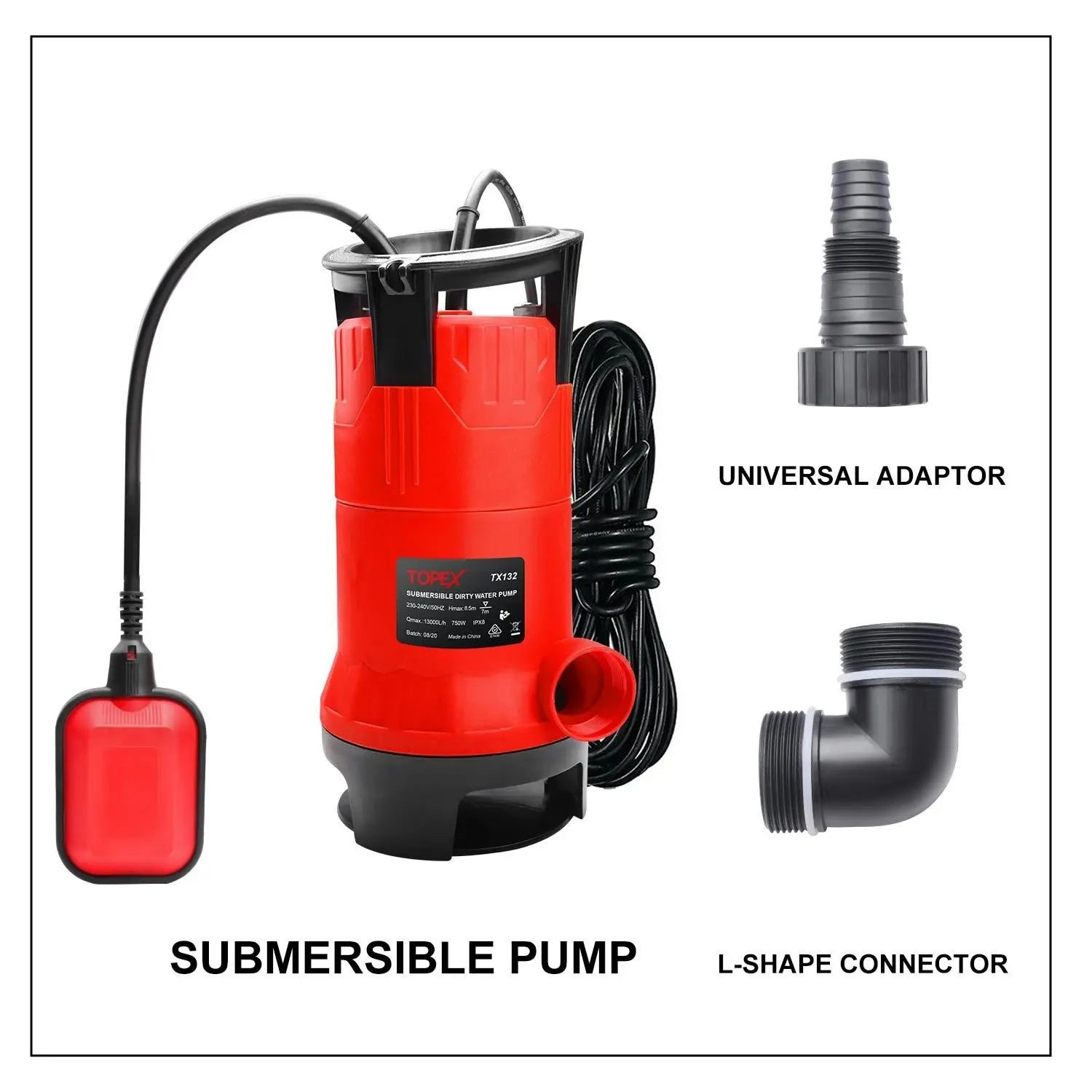 Topex 750W Submersible Sump Dirty Water Pump Swim Pool Pond w/ AU Plug