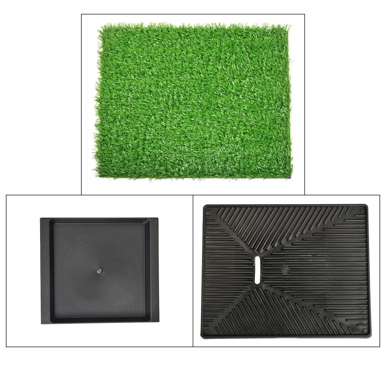 truepal Artificial Grass Dog Pee Pad Potty - Artificial Grass Patch for Dogs - Pet Litter Box