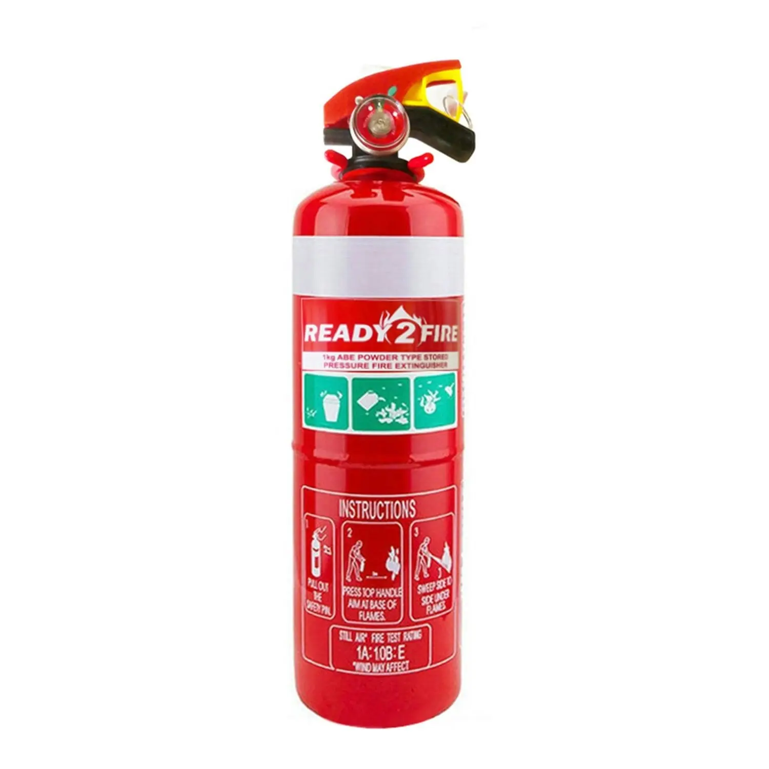 Ready2Fire Fire 1kg ABE powder type fire extinguisher