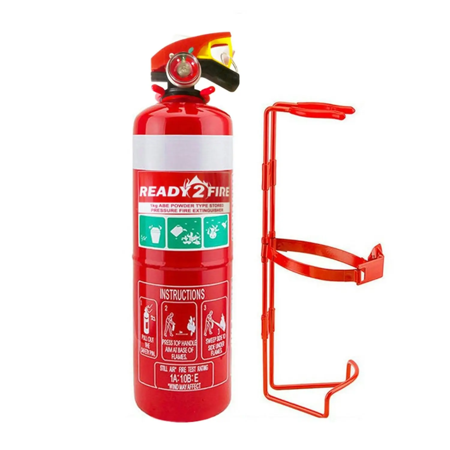 Ready2Fire Fire Extinguisher with Fire Blanket 1.0m x 1.0m