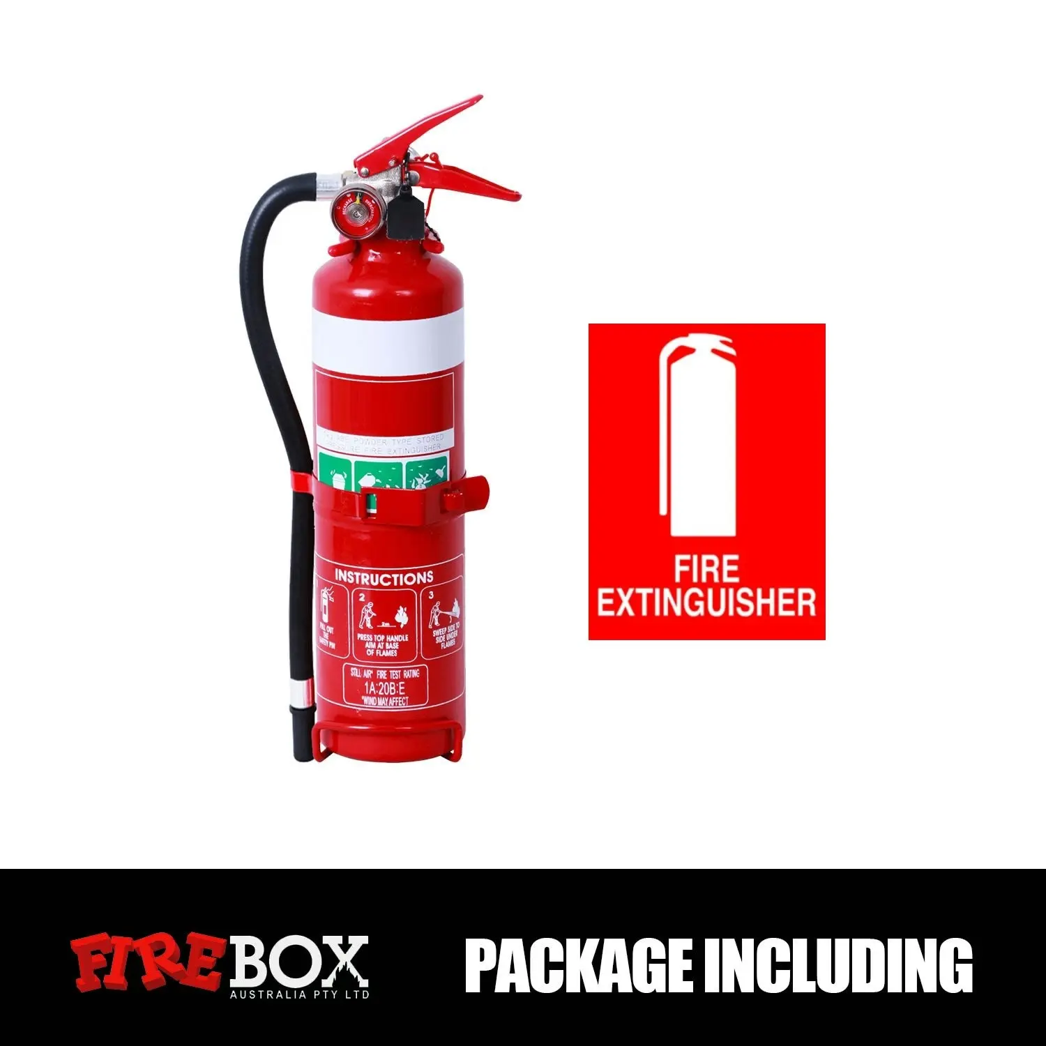 FIREBOX Small Volume Discharge Hose High Pressure Fire Extinguisher