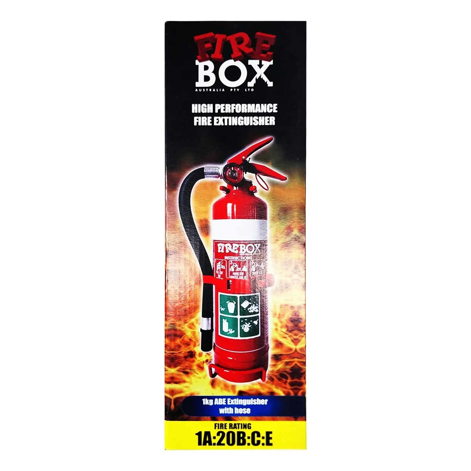 FIREBOX Small Volume Discharge Hose High Pressure Fire Extinguisher