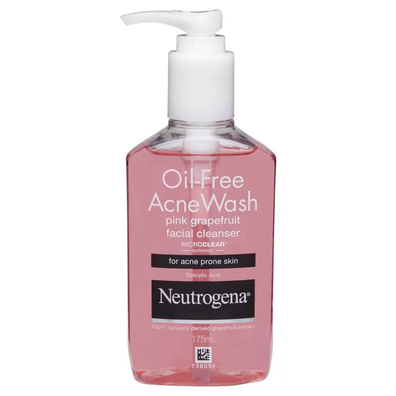 Neutrogena Oil Free Acne Pink Grapefruit Cleanser 175ml