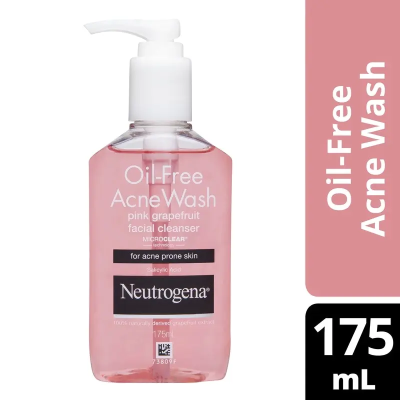 Neutrogena Oil Free Acne Pink Grapefruit Cleanser 175ml