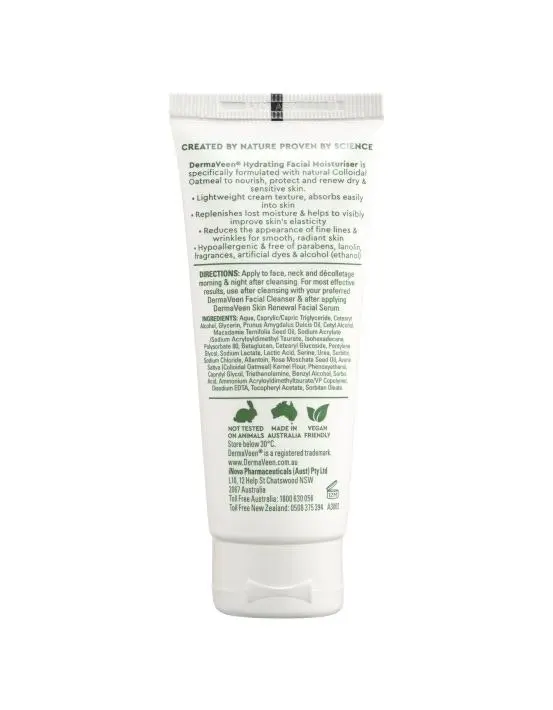 DermaVeen Hydrating Facial Moisturiser 75mL