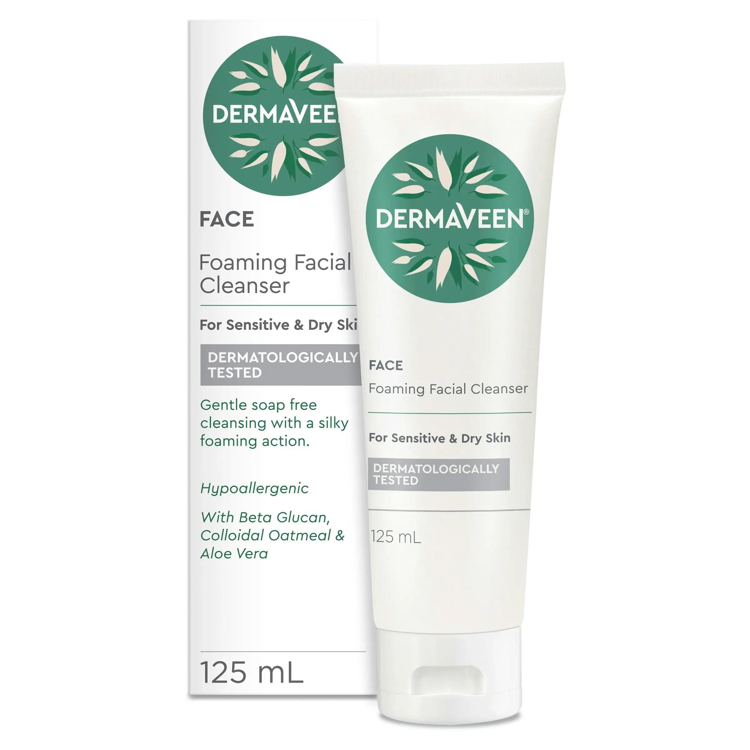 DermaVeen Face Foaming Cleanser 125mL