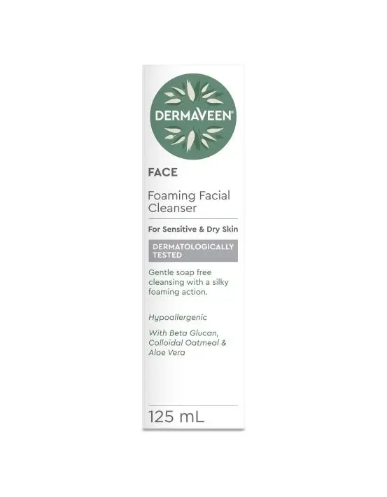 DermaVeen Face Foaming Cleanser 125mL