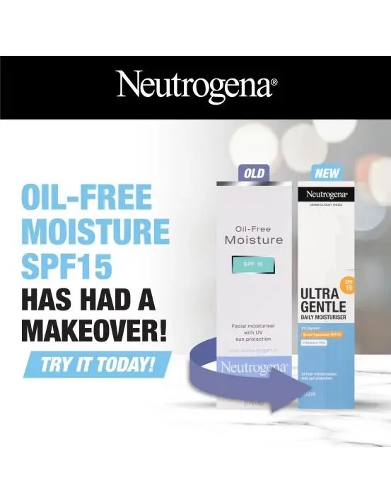 Neutrogena Ultra Gentle Daily Moisturiser SPF15 100ml