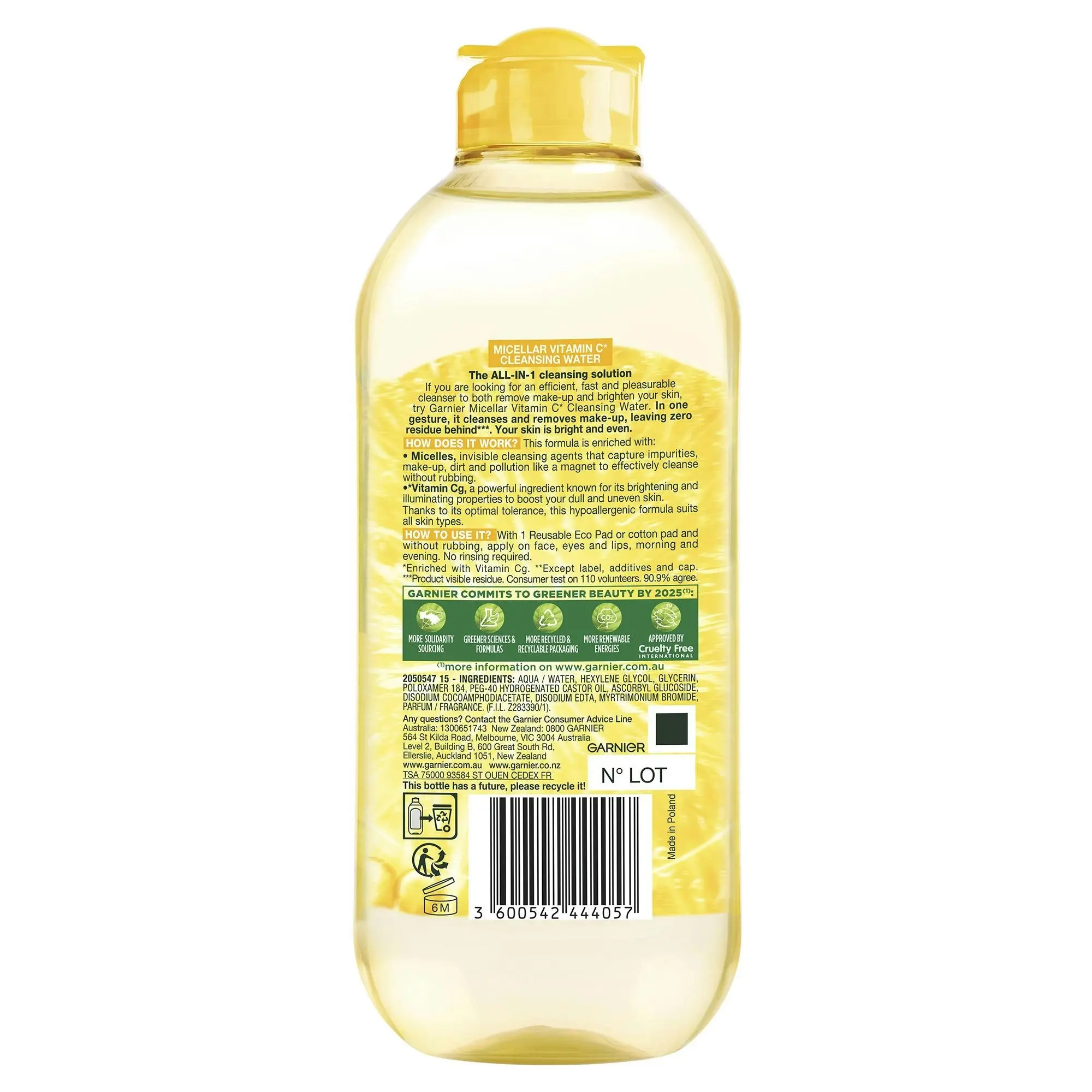 Garnier Micellar Vitamin C Cleansing Water 400ml