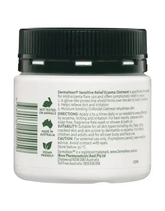 DermaVeen Sensitive Relief Eczema Ointment 200mL