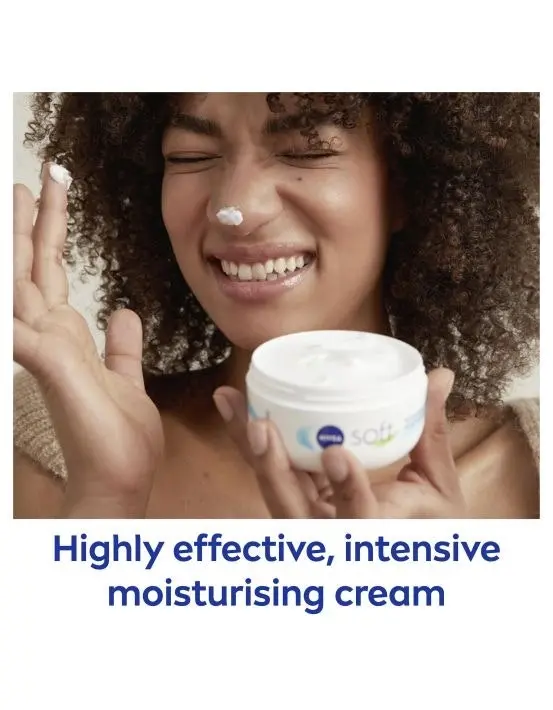 Nivea Soft Moisturising Cream with Vitamin E & Jojoba Oil 200mL