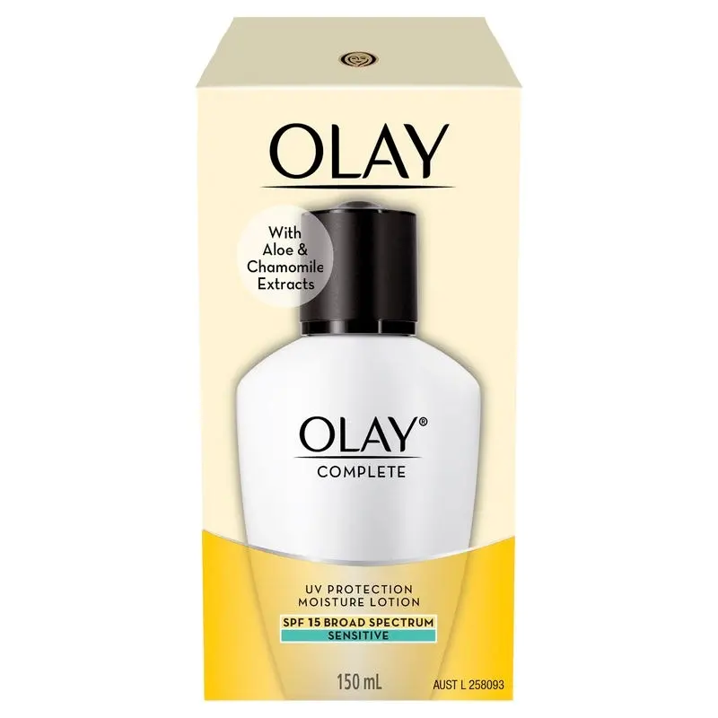 Olay Complete UV Protection Moisture Lotion Sensitive Spf 15 150 mL