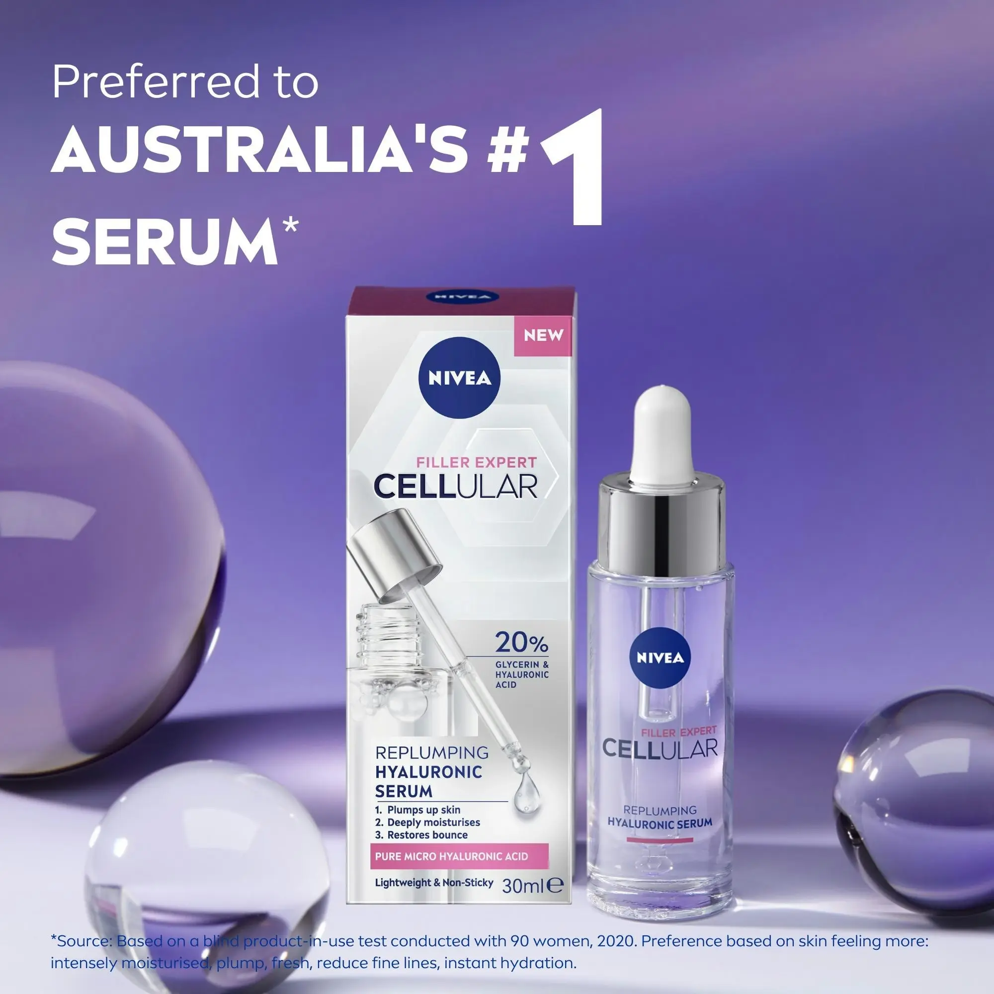 Nivea Cellular Filler Expert Replumping Hyaluronic Serum 30ml