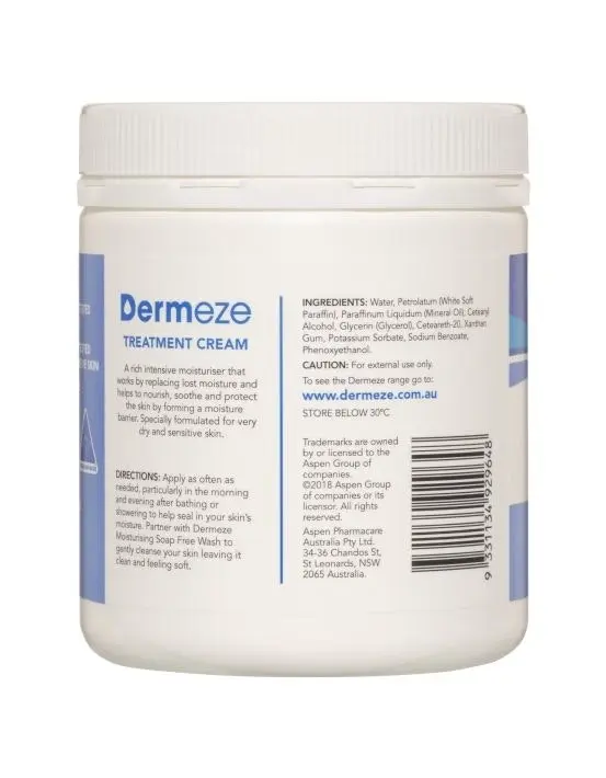 Dermeze Treatment Cream 500g